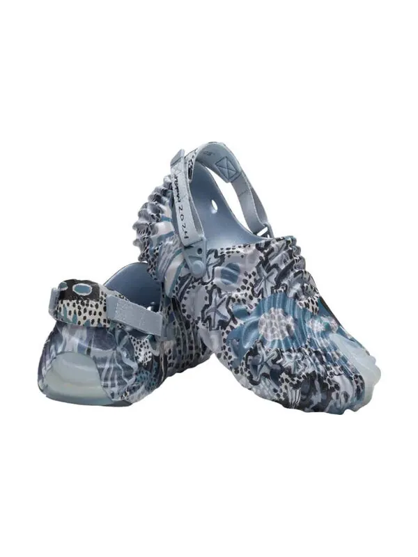 Сандалии x salehe bembury jonas wood pollex clog 'blue' Crocs — изображение 4 из 4, синий/серый/черный