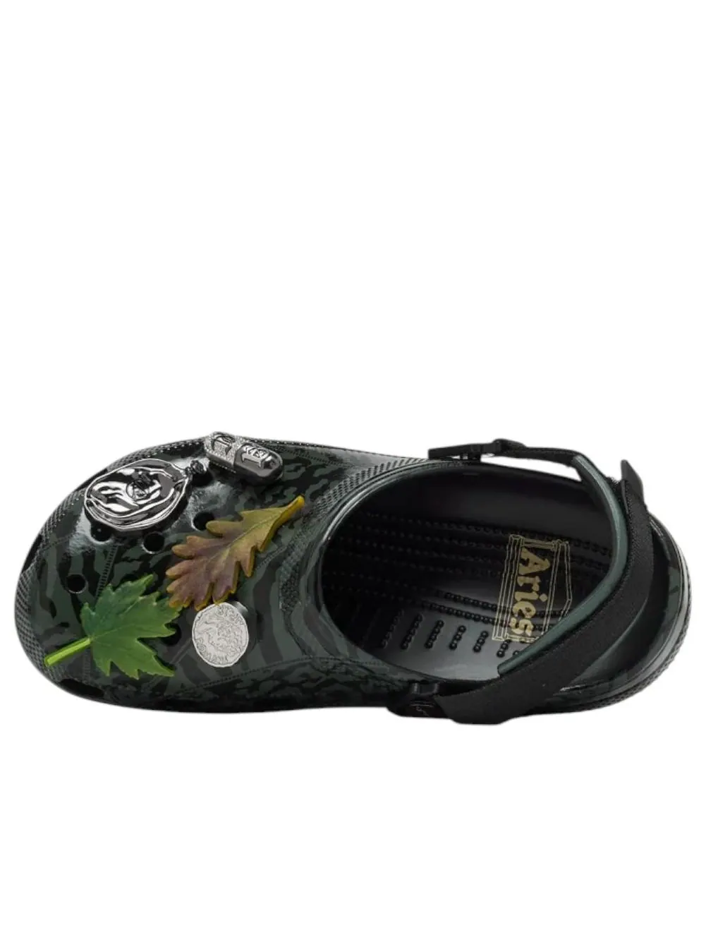 Crocs x Aries Classic Clog 'Black' — изображение 3 из 6, черный