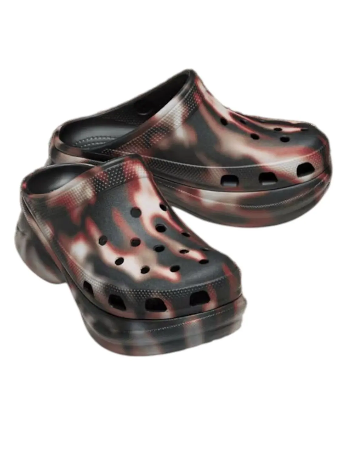 Сабо (WMNS) Crocs x Mowalola Classic Bae Clog 'Black' — изображение 2 из 5, черный