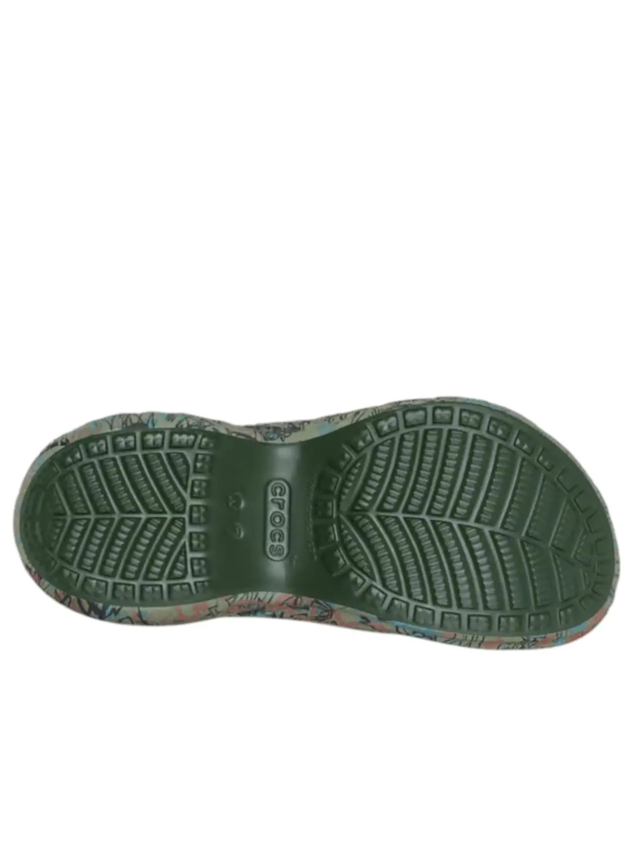 Сабо (WMNS) Crocs x Mowalola Classic Bae Clog 'Forest' — изображение 4 из 5, зеленый