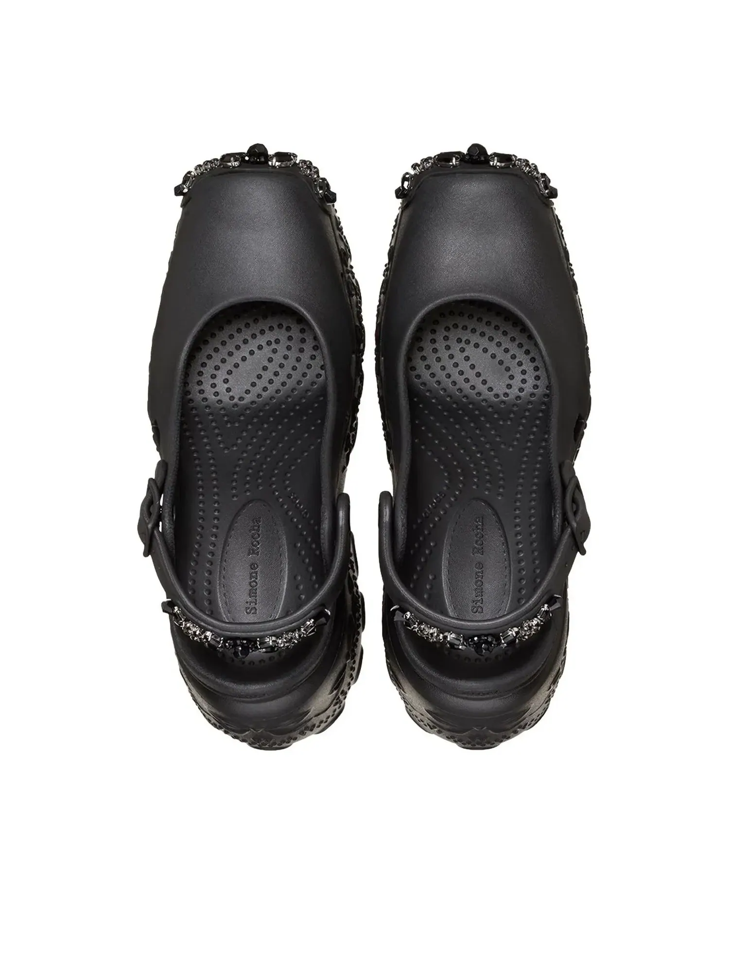 Женские туфли-кроссовки с платформой Crocs x Simone Rocha Ballerina Platform — изображение 6 из 7, черный