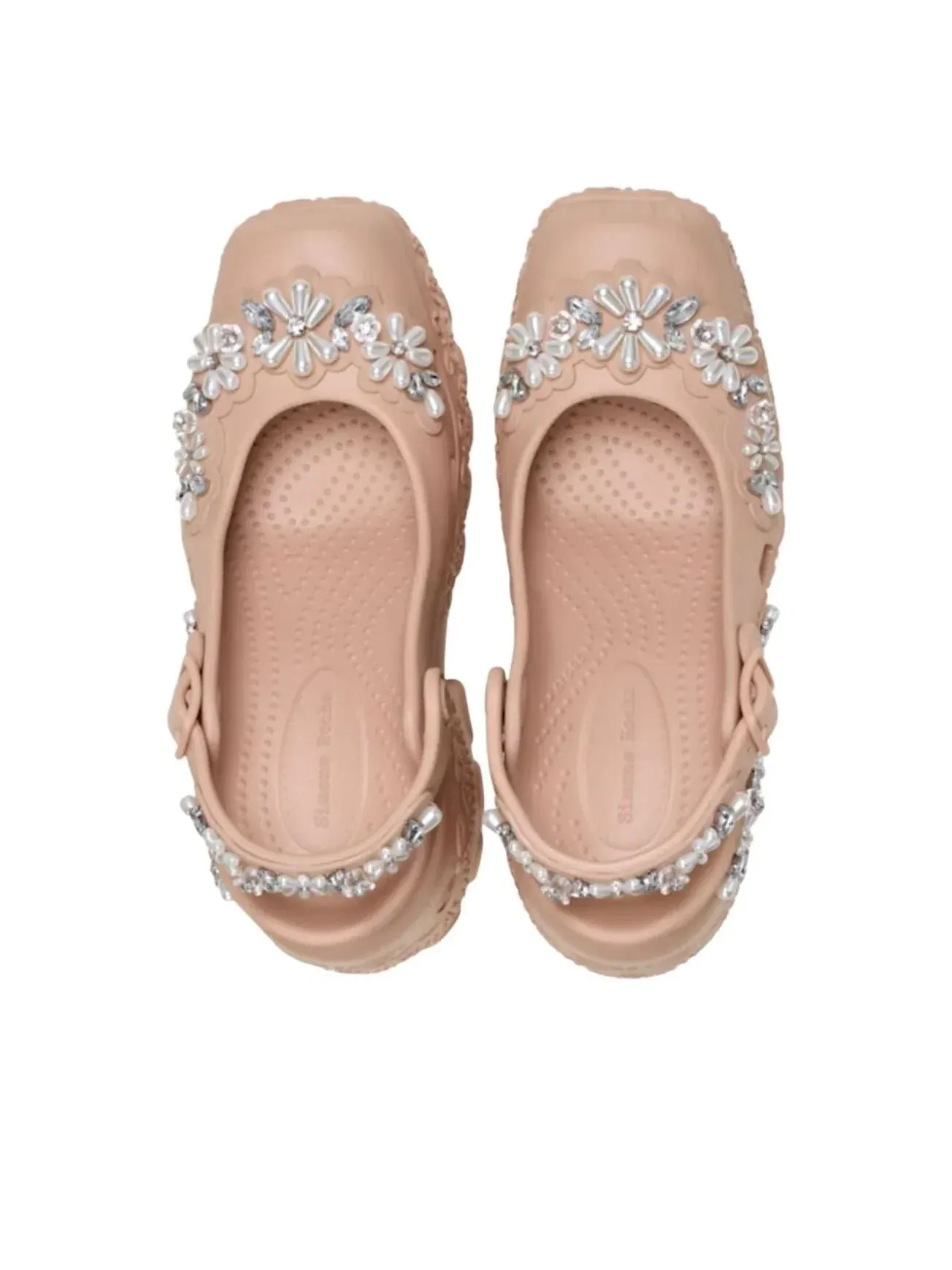 Сандалии Crocs x Simon Rocha на платформе 'Pink Caramel' 211079-7AF — изображение 3 из 4, розовый
