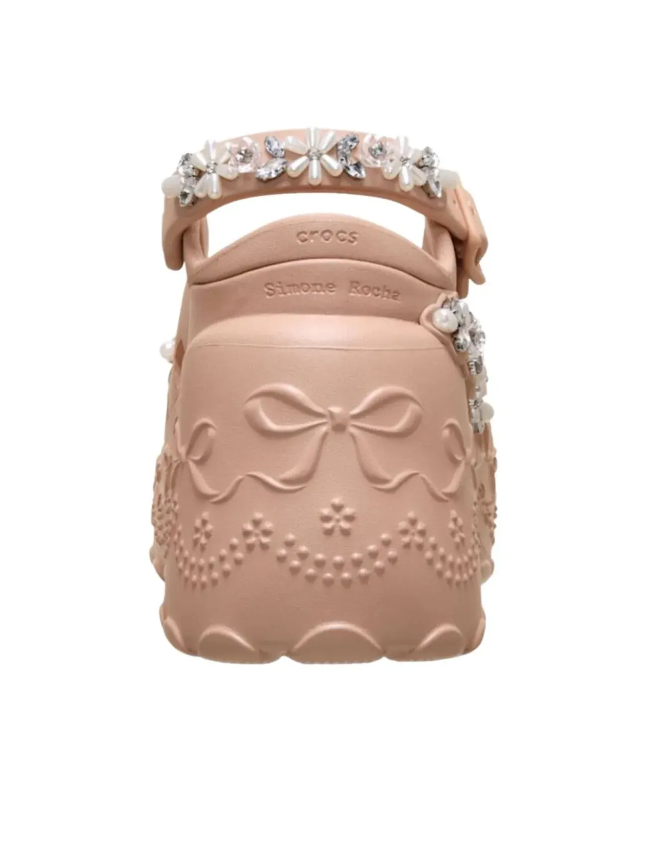 Сандалии Crocs x Simon Rocha на платформе 'Pink Caramel' 211079-7AF — изображение 4 из 4, розовый