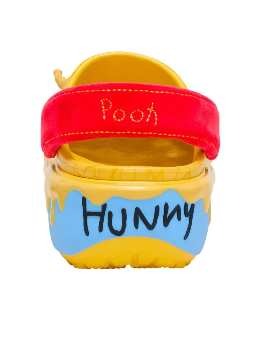 Сандалии (WMNS) Crocs x Disney Winnie the Pooh Classic Platform Clog 'Yellow Red' — изображение 5 из 6, желтый