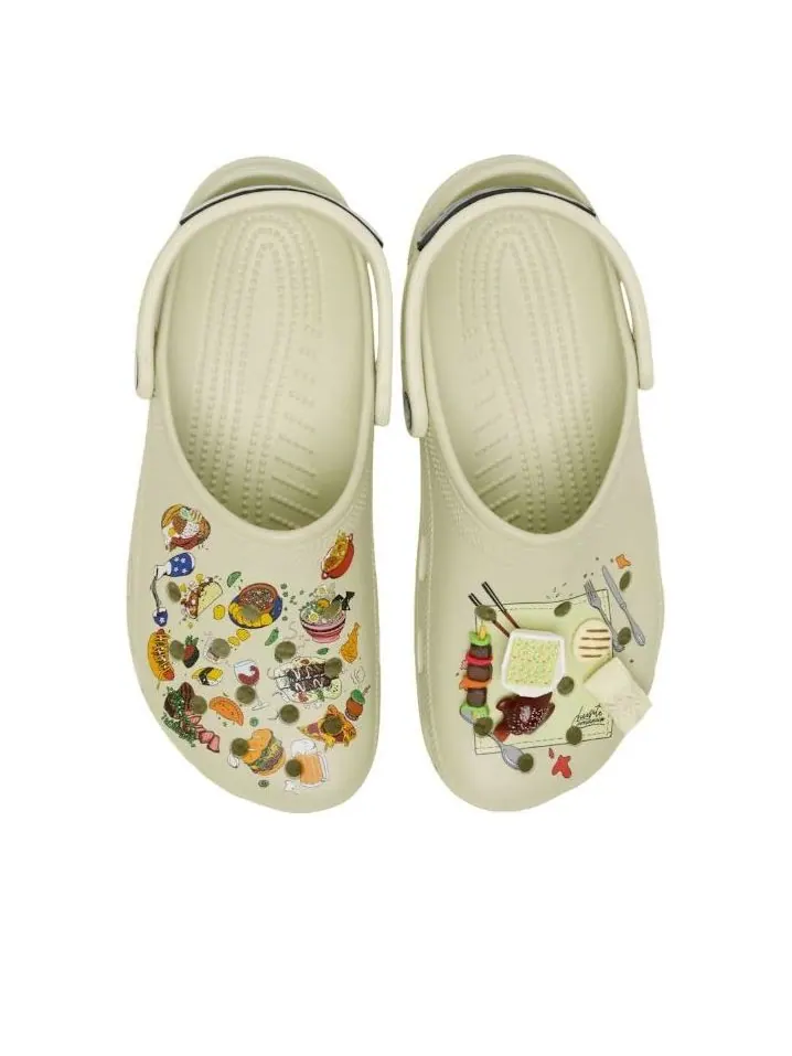 Классические сабо Crocs 'Luisito Bone' — изображение 4 из 5, бежевый
