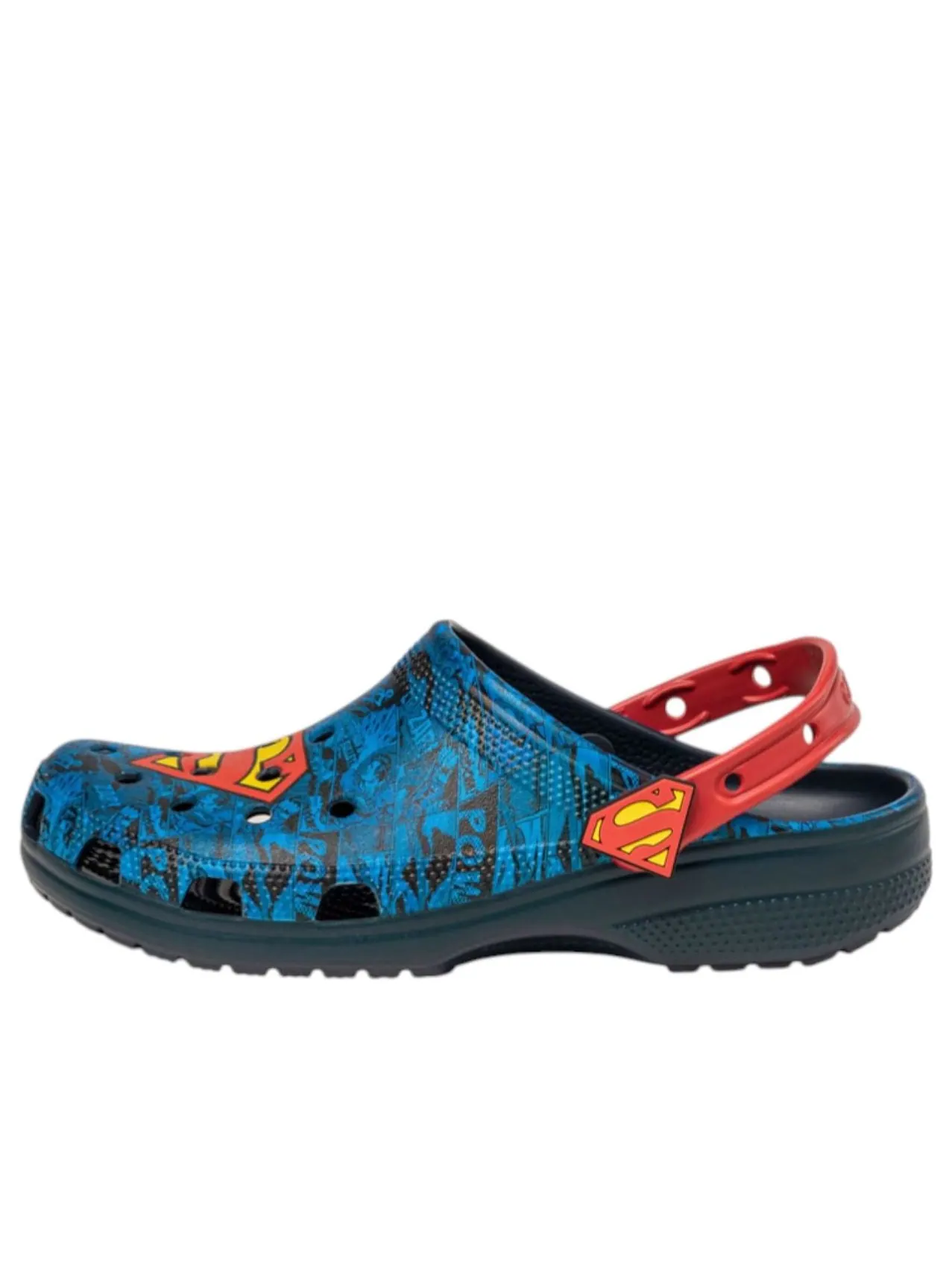 Сандалии (GS) Crocs Classic Clog 'DC Comics Superman' — изображение 1 из 4, мульти