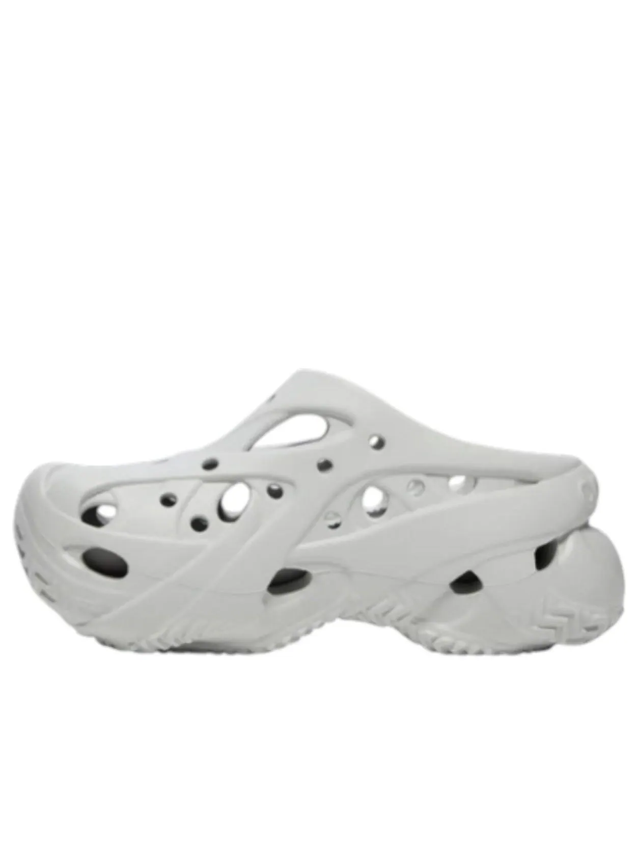 Сандалии (WMNS) Crocs Caged Clog 'Atmosphere' — изображение 1 из 5, серый