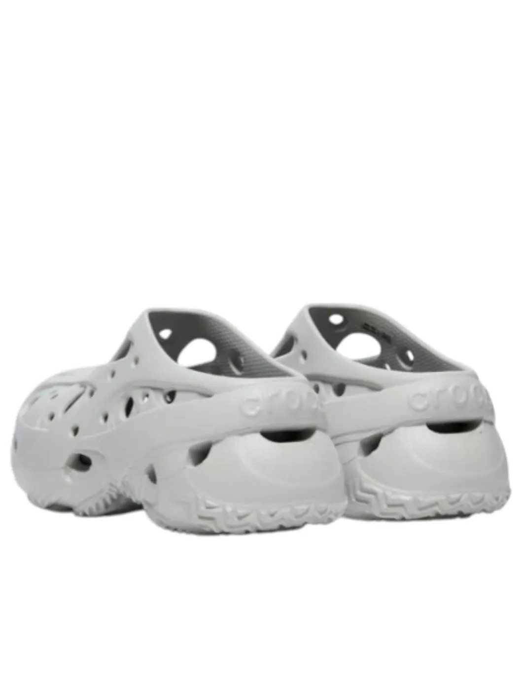Сандалии (WMNS) Crocs Caged Clog 'Atmosphere' — изображение 3 из 5, серый