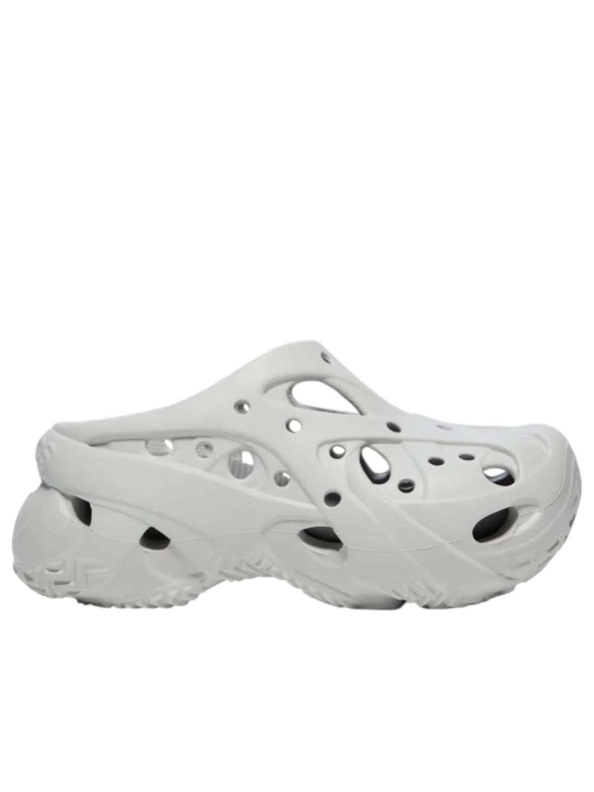 Сандалии (WMNS) Crocs Caged Clog 'Atmosphere' — изображение 5 из 5, серый