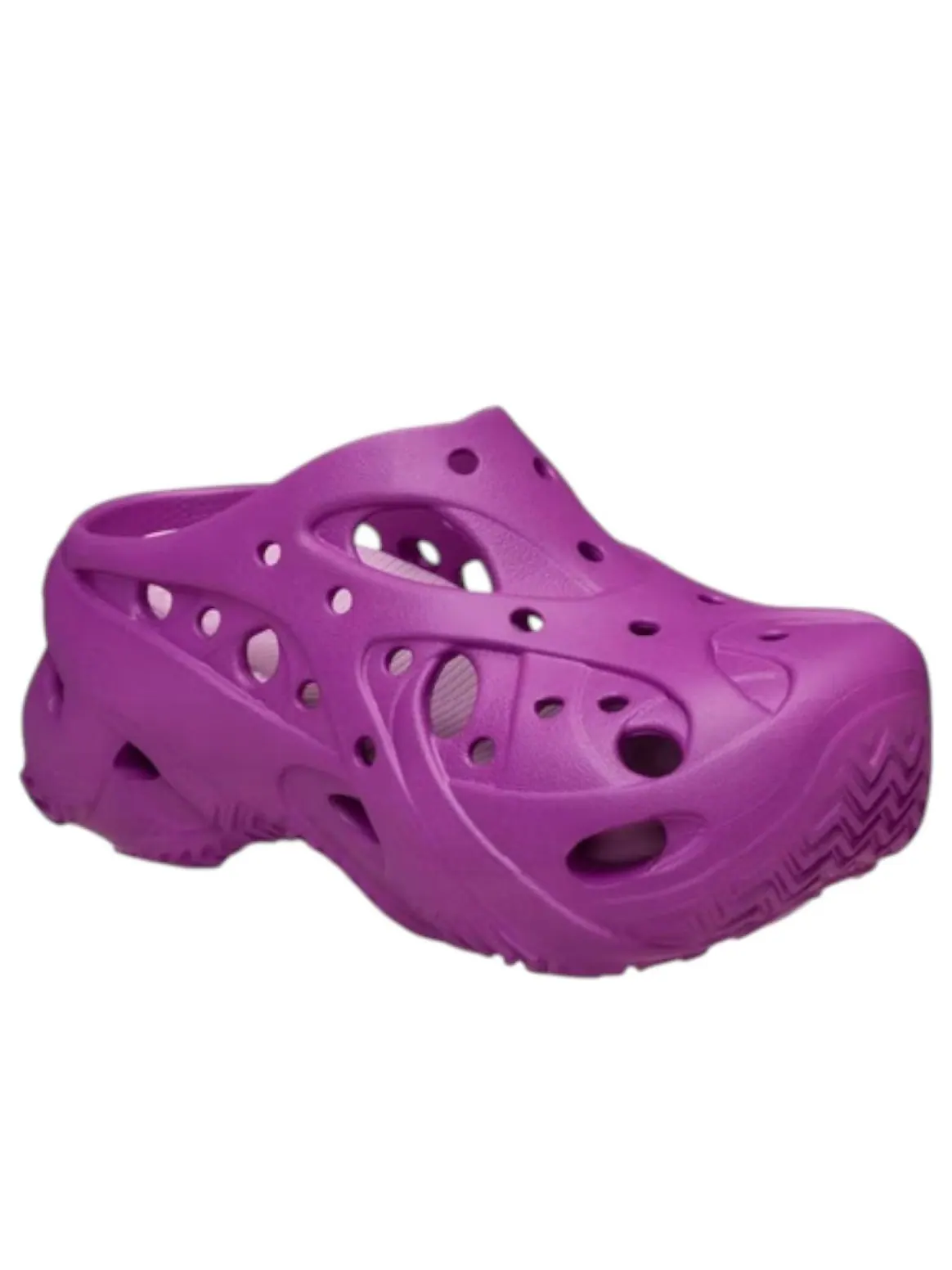 (WMNS) Crocs Caged Clog 'Grapeberry' — изображение 2 из 5, виноградно-бордовый