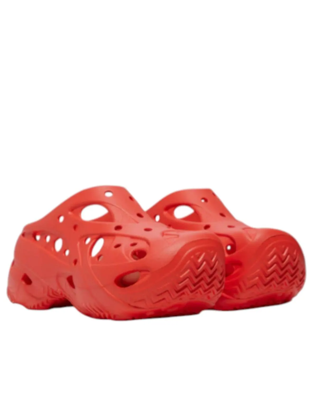 Сандалии (WMNS) Crocs Caged Clog 'Starfish' — изображение 2 из 5, красный