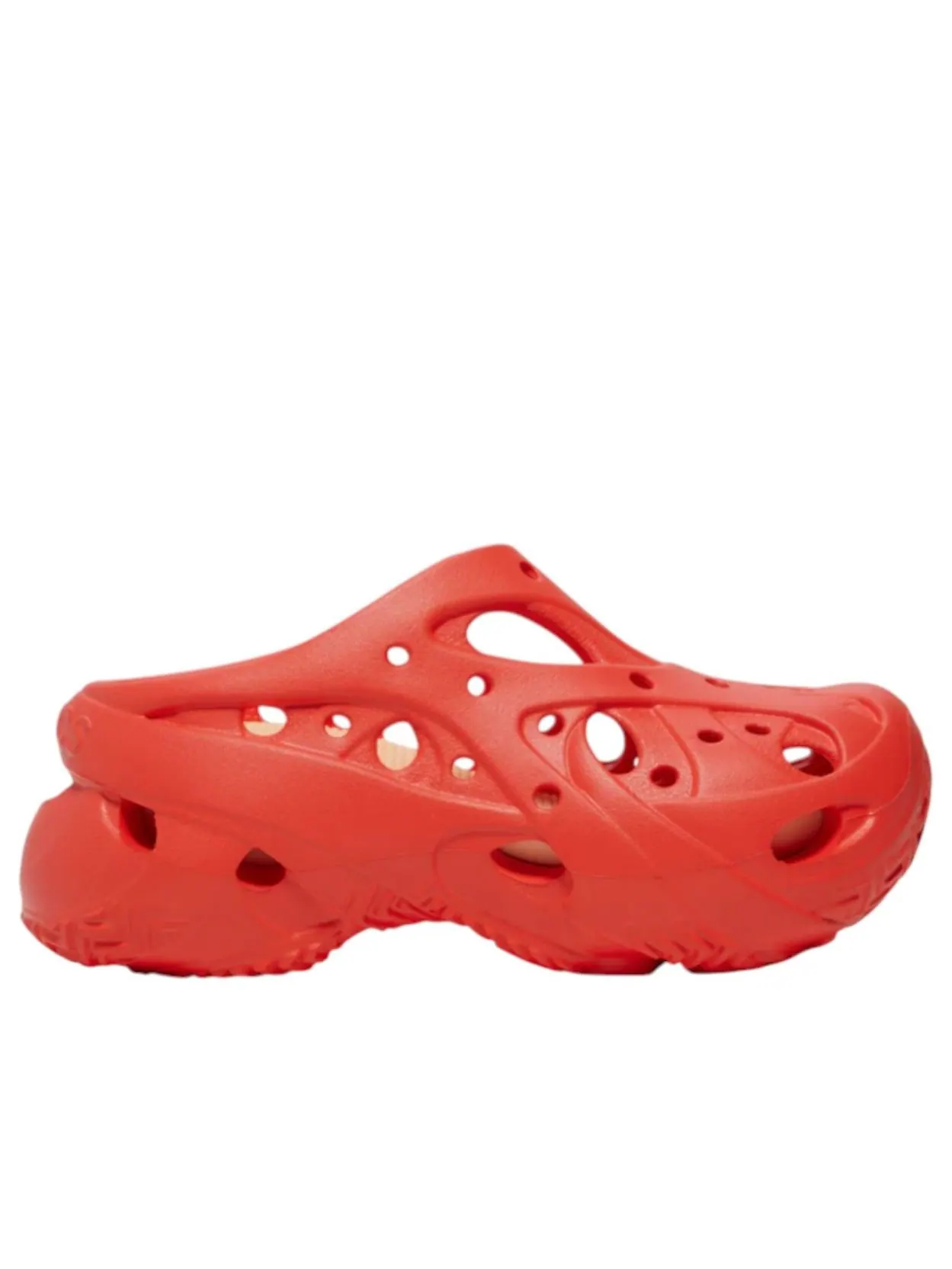 Сандалии (WMNS) Crocs Caged Clog 'Starfish' — изображение 5 из 5, красный