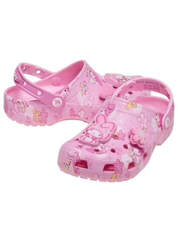 Сандалии Crocs Classic Clog x Sanrio 50th Anniversary 'My Melody' — изображение 2 из 4, розовый