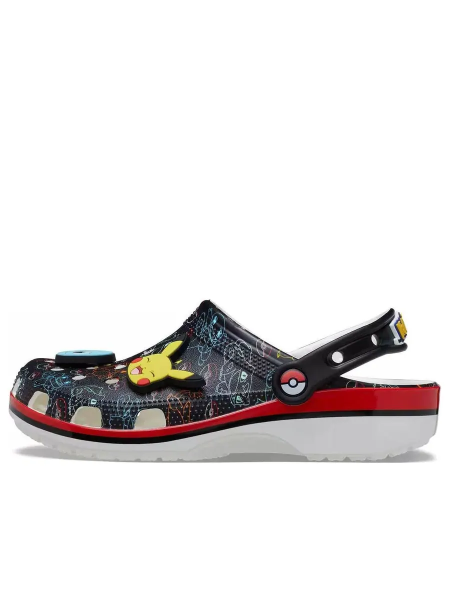 Сандалии Crocs x Pokemon Classic Clog 'Starters' — изображение 1 из 6, черный