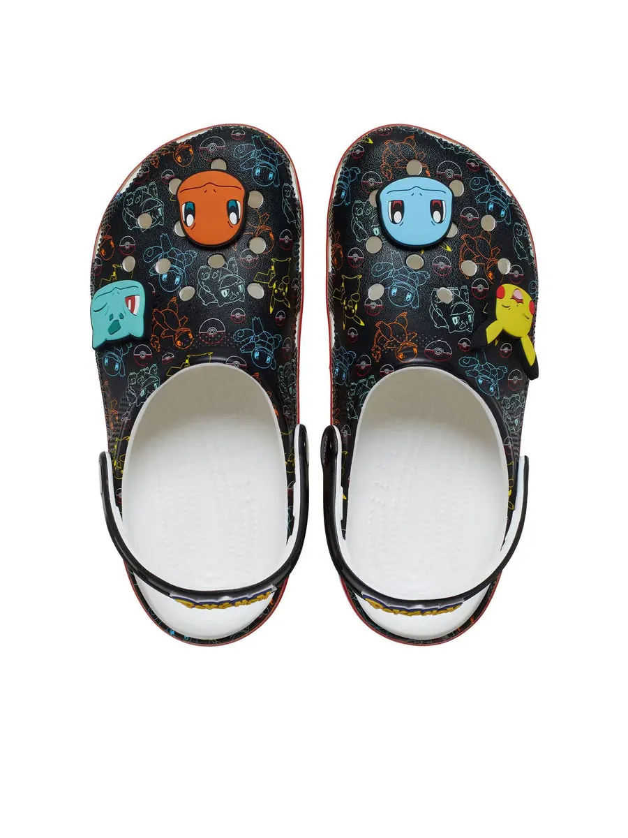 Сандалии Crocs x Pokemon Classic Clog 'Starters' — изображение 4 из 6, черный