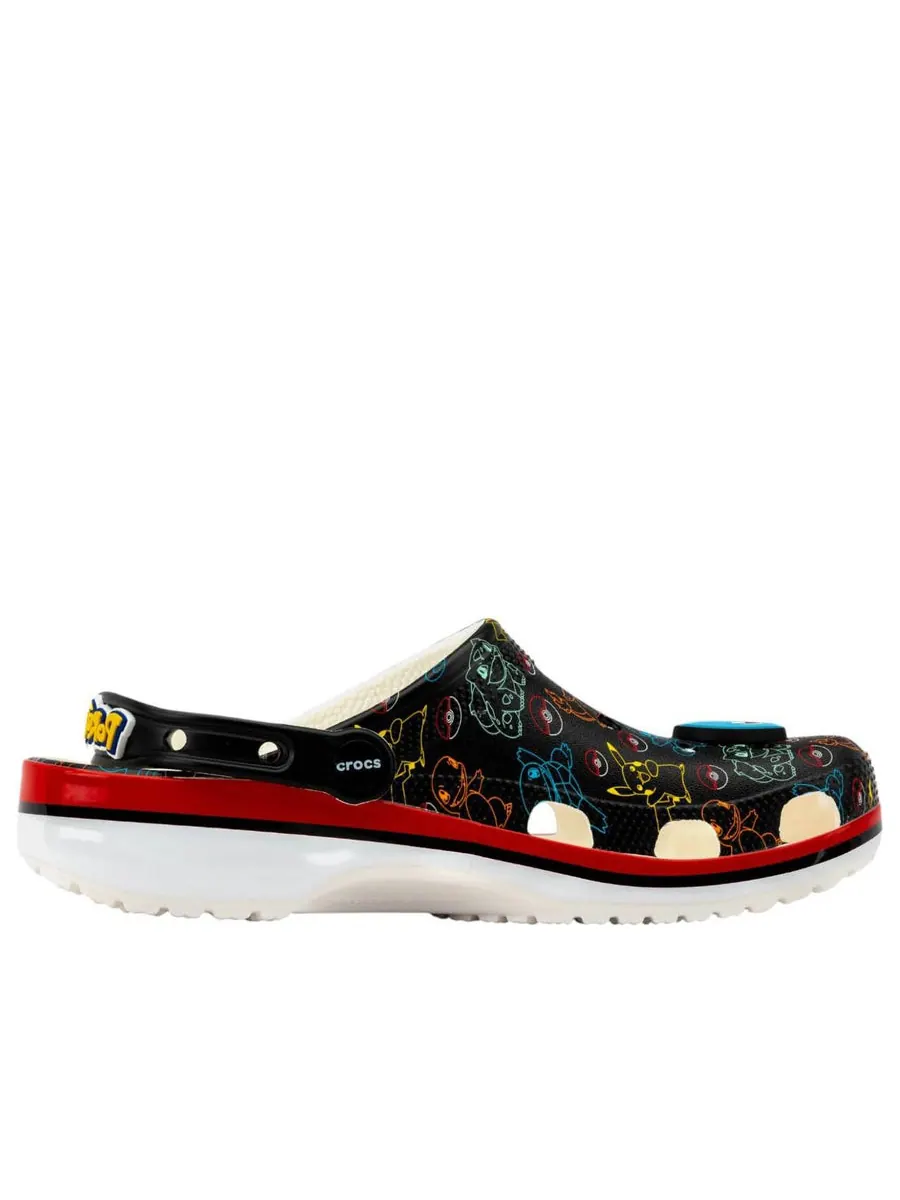 Сандалии (GS) Crocs x Pokemon Classic Clog 'Starters' — изображение 2 из 5, черный
