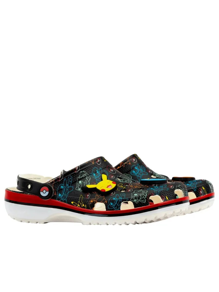 Сандалии (GS) Crocs x Pokemon Classic Clog 'Starters' — изображение 3 из 5, черный