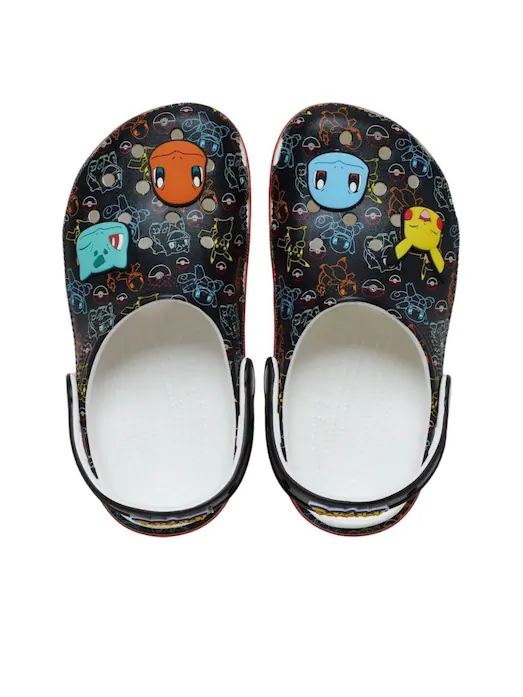 (TD) Классические сабо Crocs «Стартовые покемоны» — изображение 3 из 6, черный