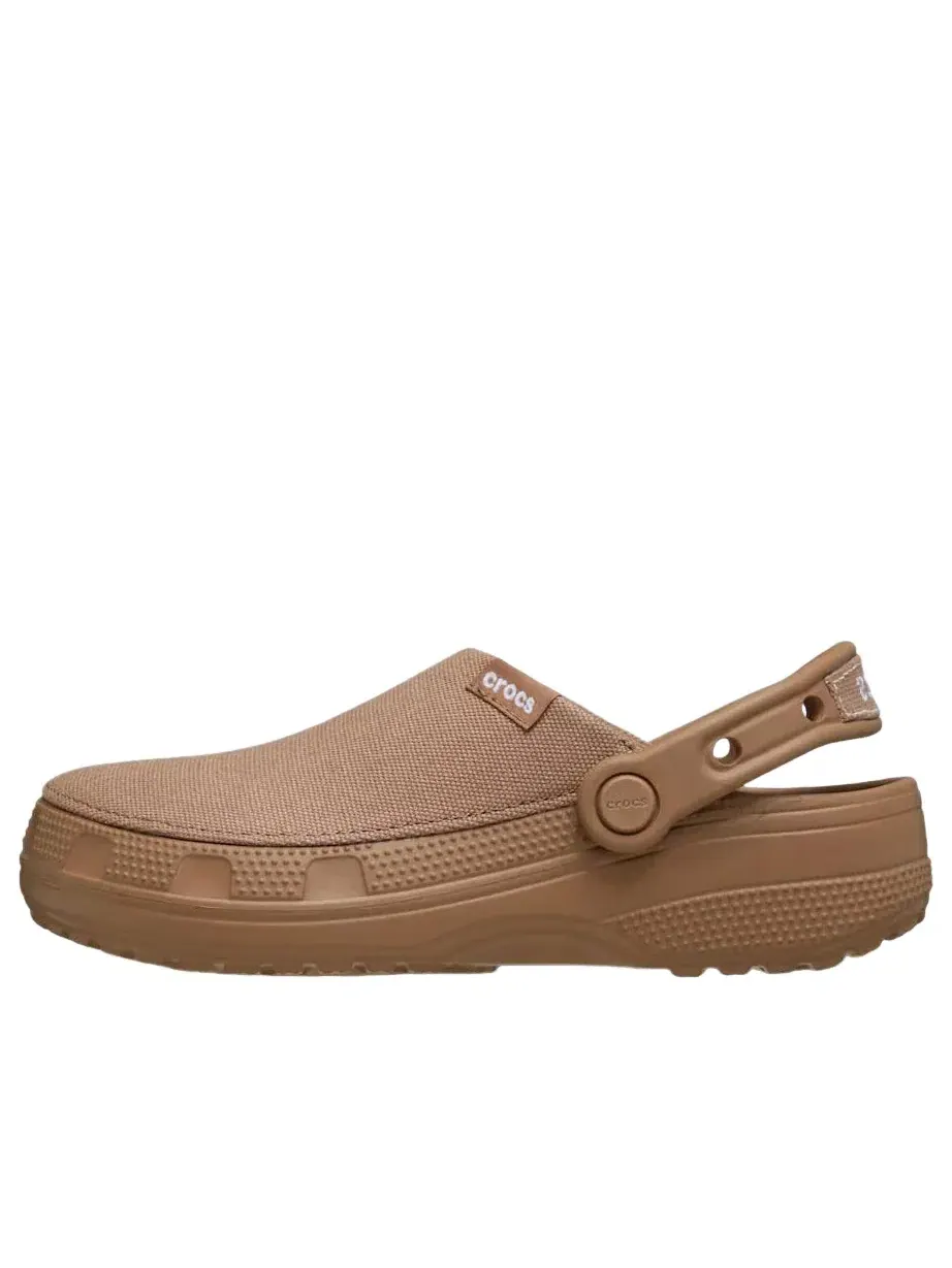 Мужские сандалии с закрытым носком Milk Chocolate Crocs — изображение 1 из 6, коричневый
