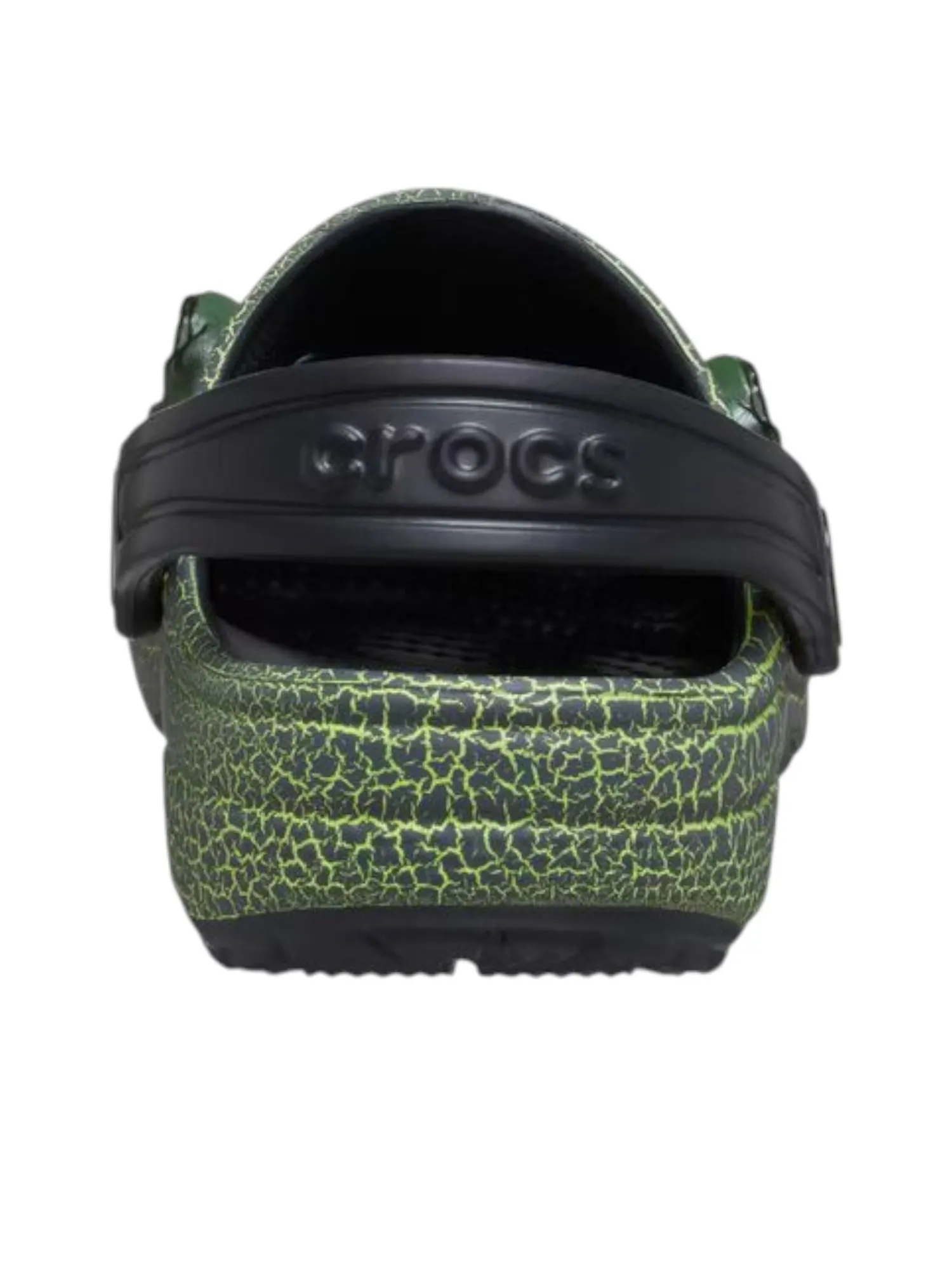 (GS) Классические сабо Crocs 'IAM Scary Dino' — изображение 6 из 7, зеленый/черный