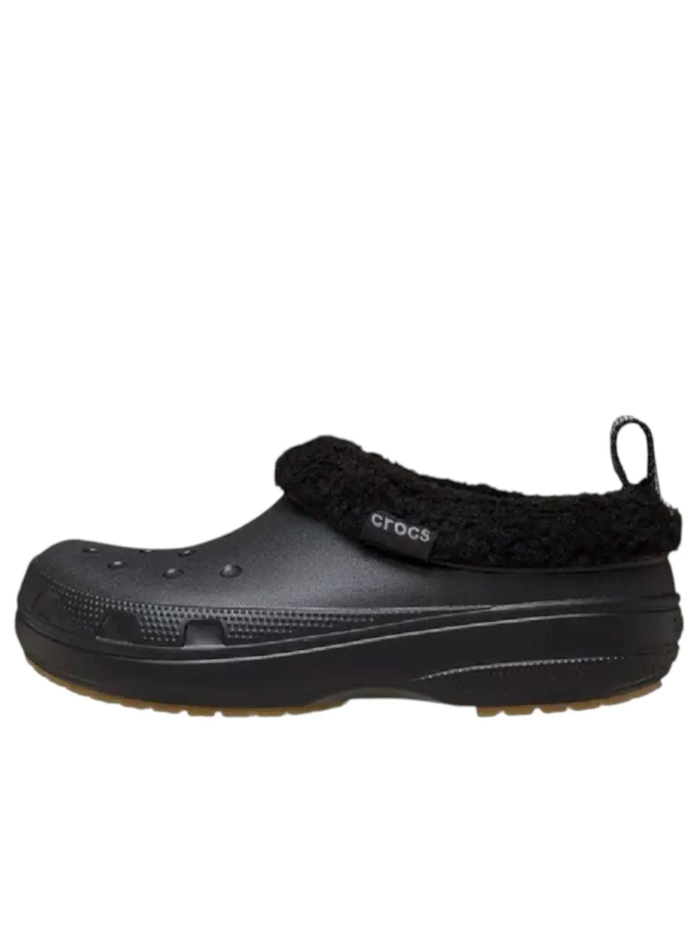 Сабо Crocs Classic Lined Shorty 'Black' — изображение 1 из 6, черный
