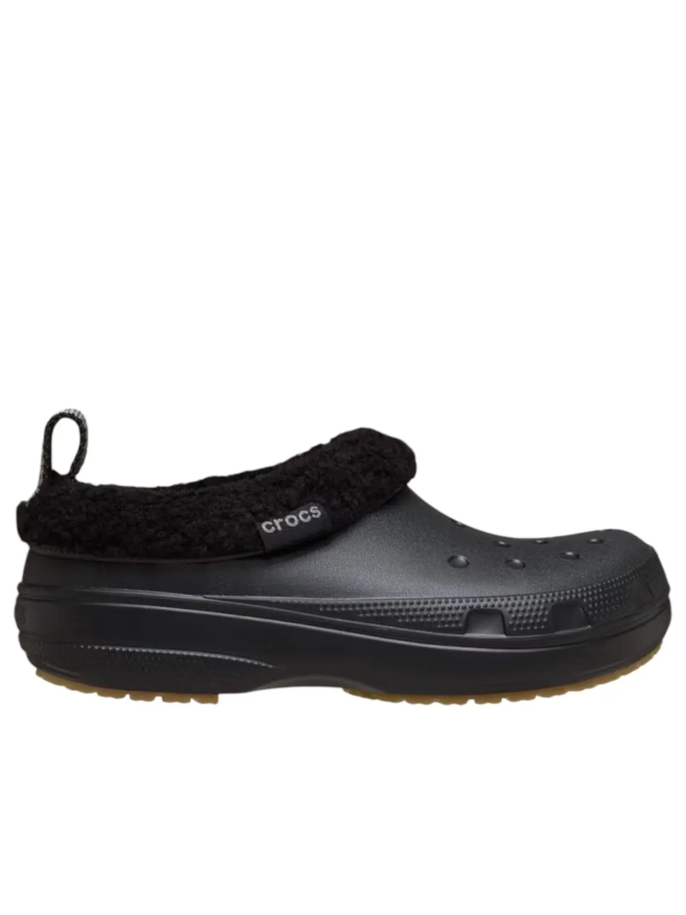 Сабо Crocs Classic Lined Shorty 'Black' — изображение 6 из 6, черный