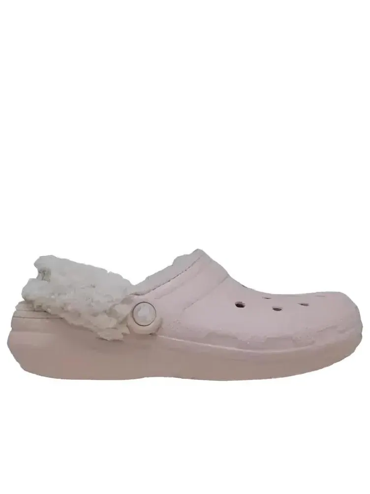 Мужские сандалии с утепленной подкладкой Classic Clog Crocs — изображение 2 из 7, розовый