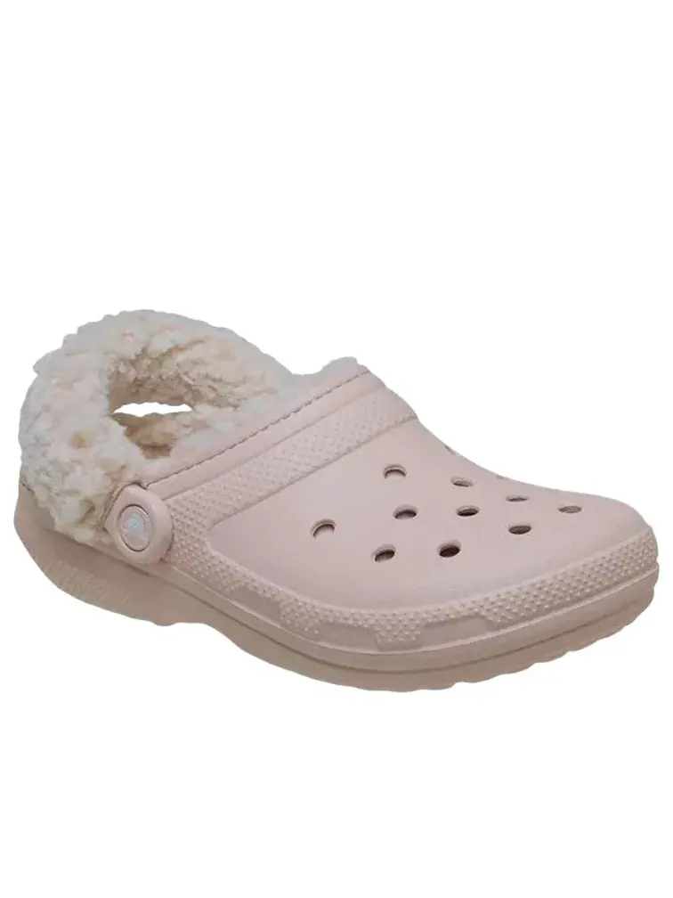 Мужские сандалии с утепленной подкладкой Classic Clog Crocs — изображение 3 из 7, розовый