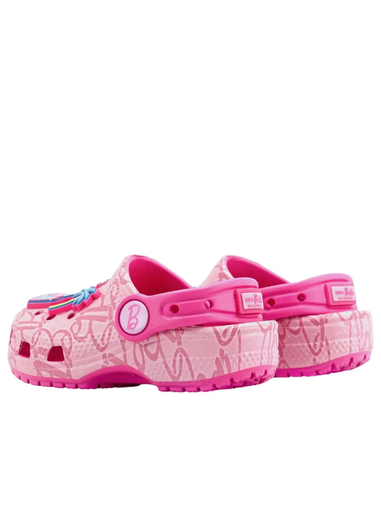 (TD) Классические сабо Crocs 'Barbie' — изображение 3 из 4, розовый/розовый