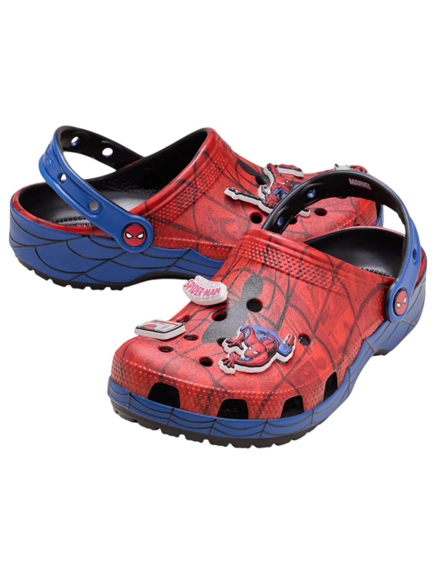 Сабо Crocs x Marvel’s Classic Clog 'Spider Man' — изображение 2 из 6, красный