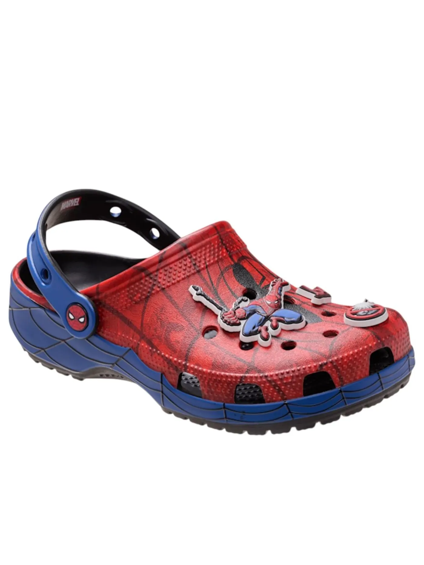 Сабо Crocs x Marvel’s Classic Clog 'Spider Man' — изображение 4 из 6, красный