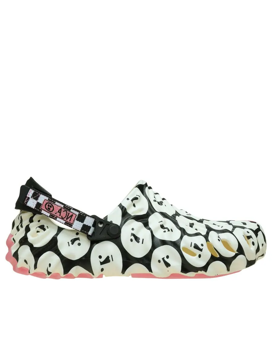 Сандалии (WMNS) Crocs x Nina Chanel Abney Pollex Clog 'White Black' — изображение 2 из 5, белый
