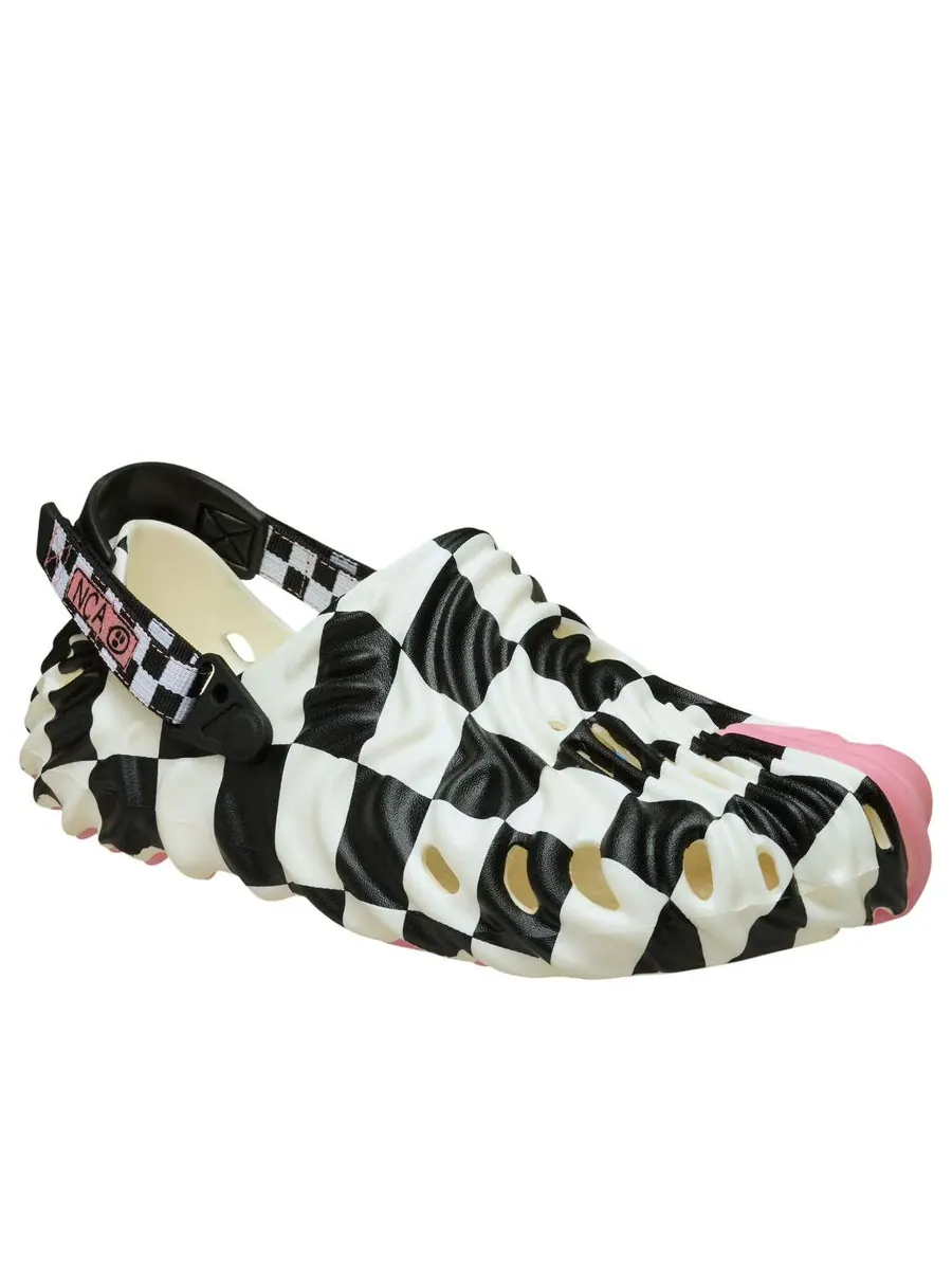 Сандалии (WMNS) Crocs x Nina Chanel Abney Pollex Clog 'White Black' — изображение 3 из 5, белый