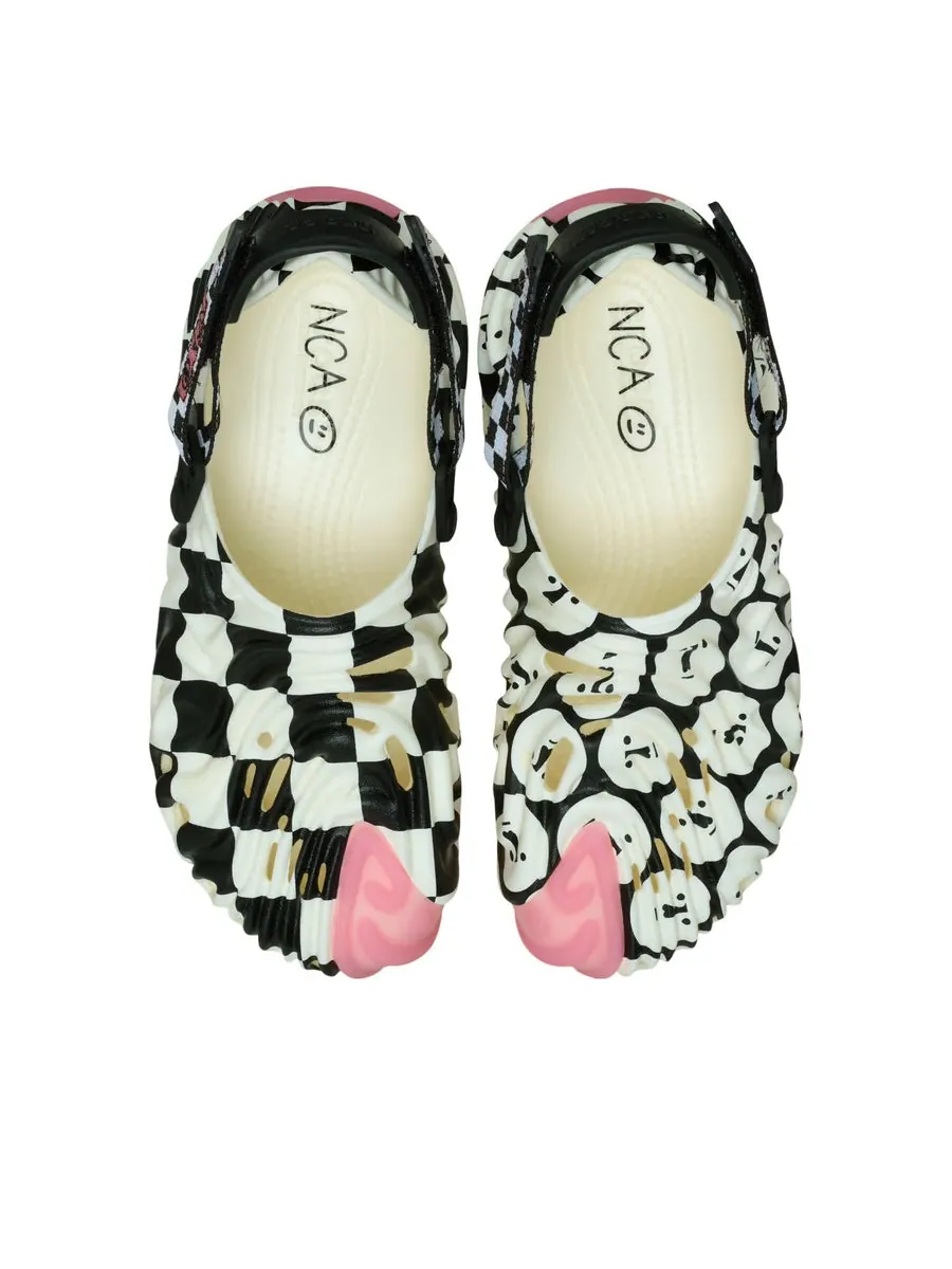 Сандалии (WMNS) Crocs x Nina Chanel Abney Pollex Clog 'White Black' — изображение 4 из 5, белый
