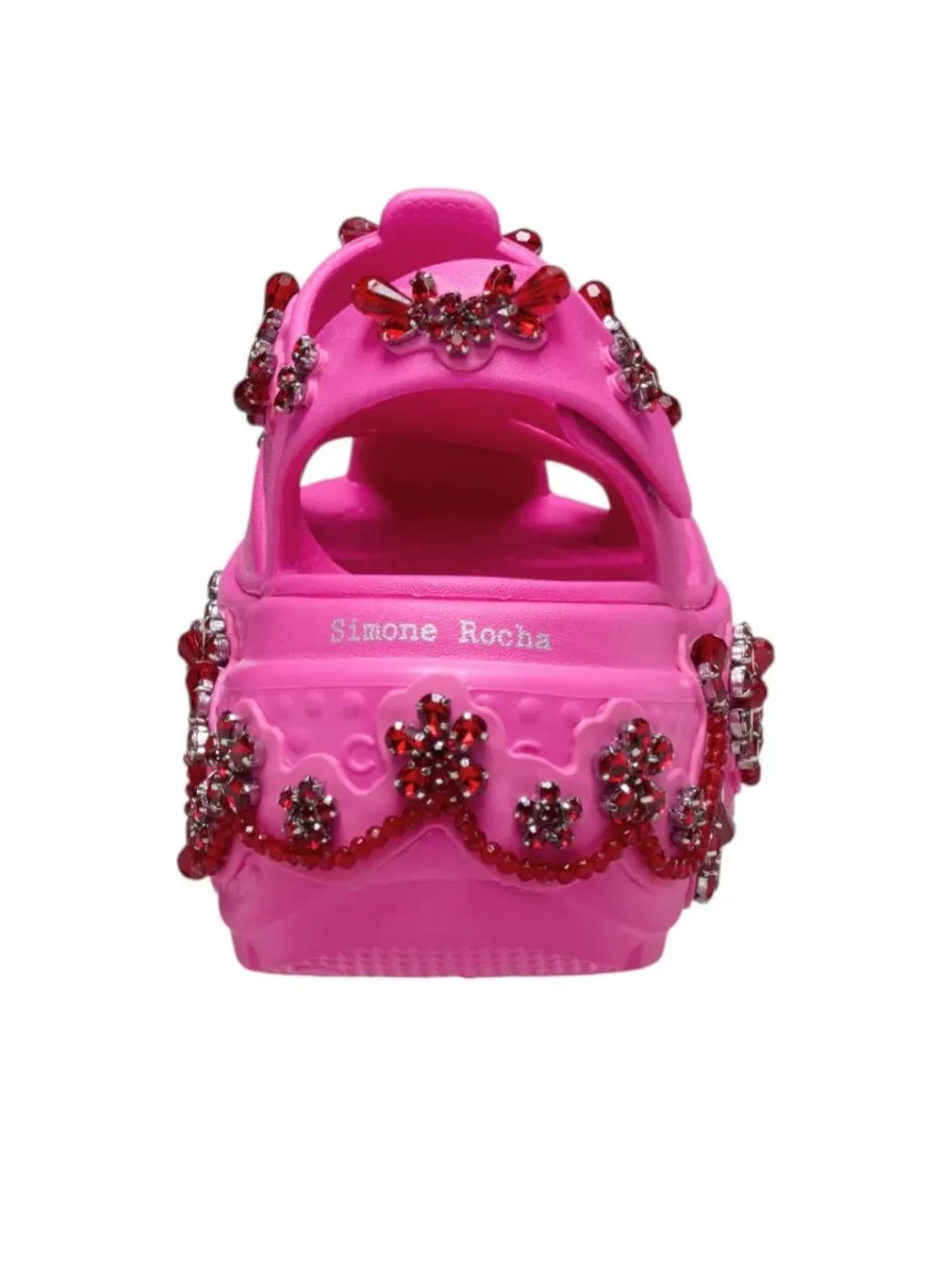Сандалии Crocs Stomp Fisherman Clog 'Simone Rocha Electric Pink' — изображение 4 из 4, розовый