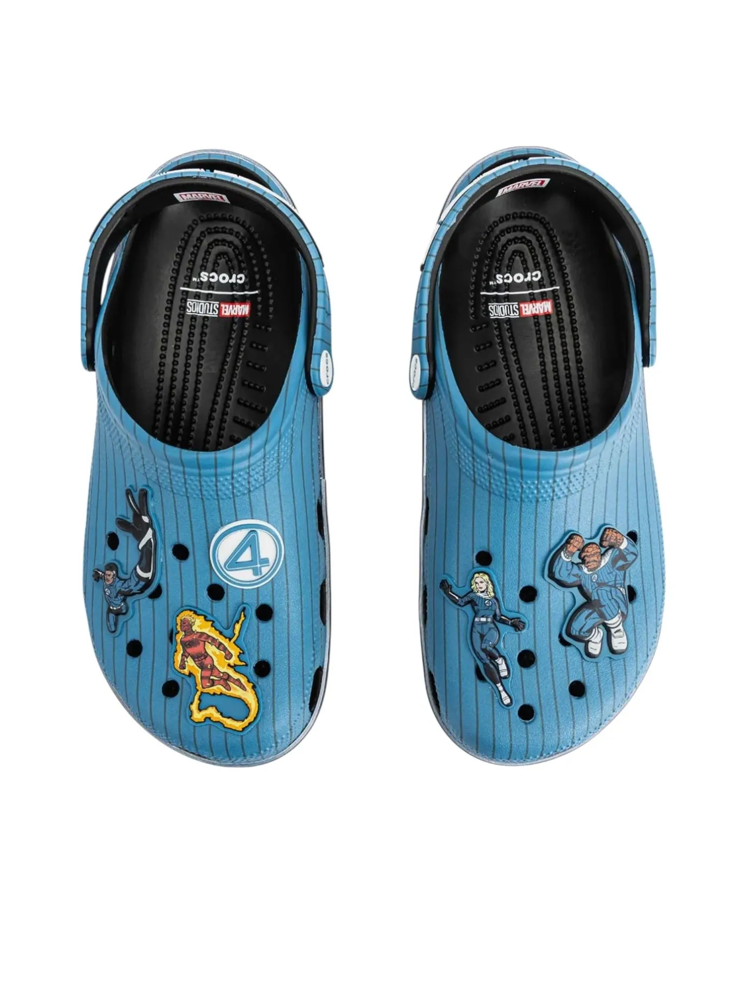 Классические сабо Crocs «Фантастическая четверка Marvel» — изображение 2 из 5, синий/белый