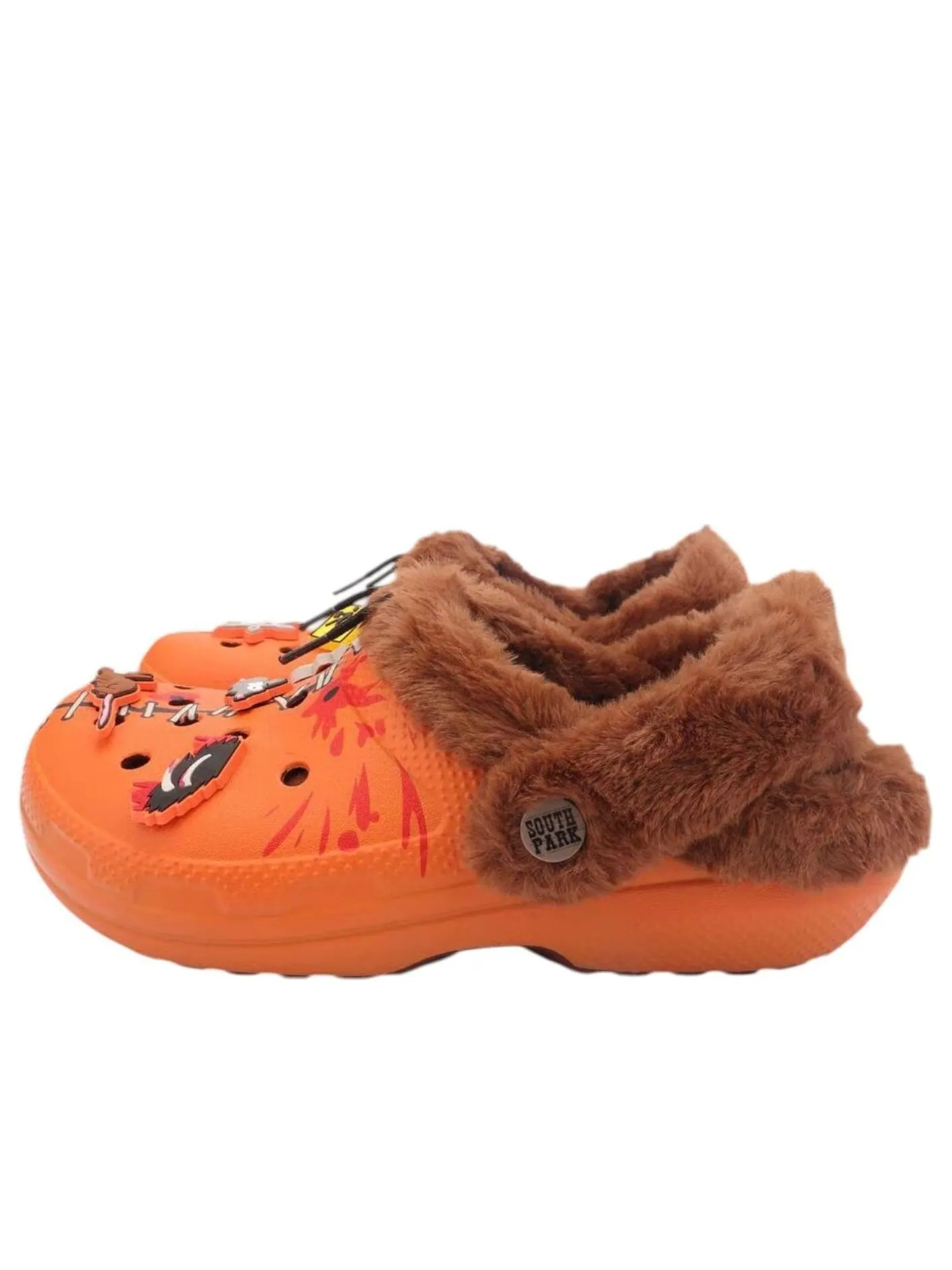 Кроссовки Crocs x South Park Lined Clog 'Kenny' — изображение 1 из 4, оранжевый