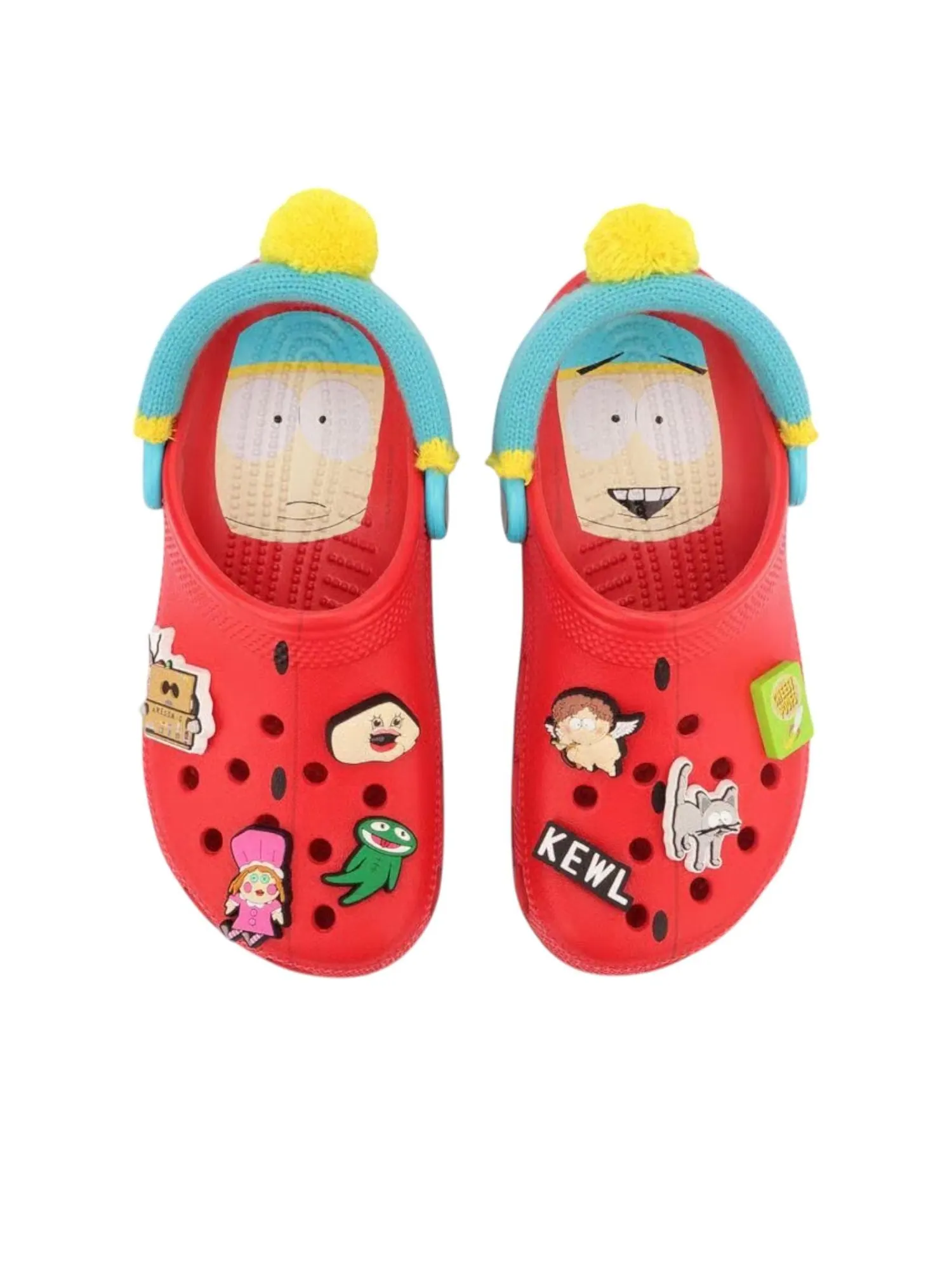 Кроссовки Crocs x South Park Classic Clog 'Cartman' — изображение 2 из 4, красный