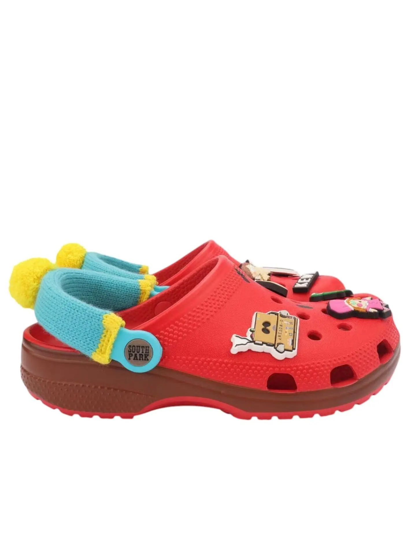 Crocs x South Park Classic Clog 'Cartman' — изображение 4 из 4, красный/желтый