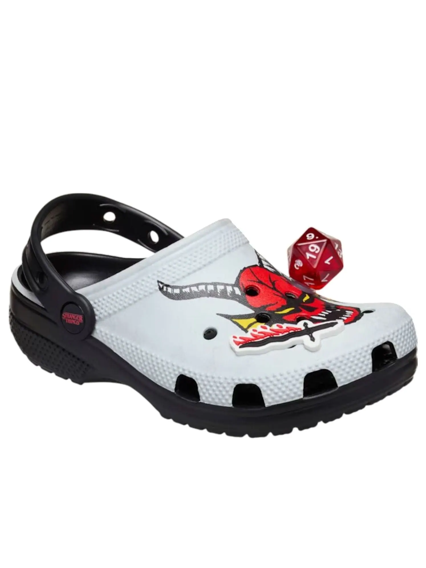 Crocs x Stranger Things Классические сабо 'Hellfire Club' — изображение 4 из 6, белый