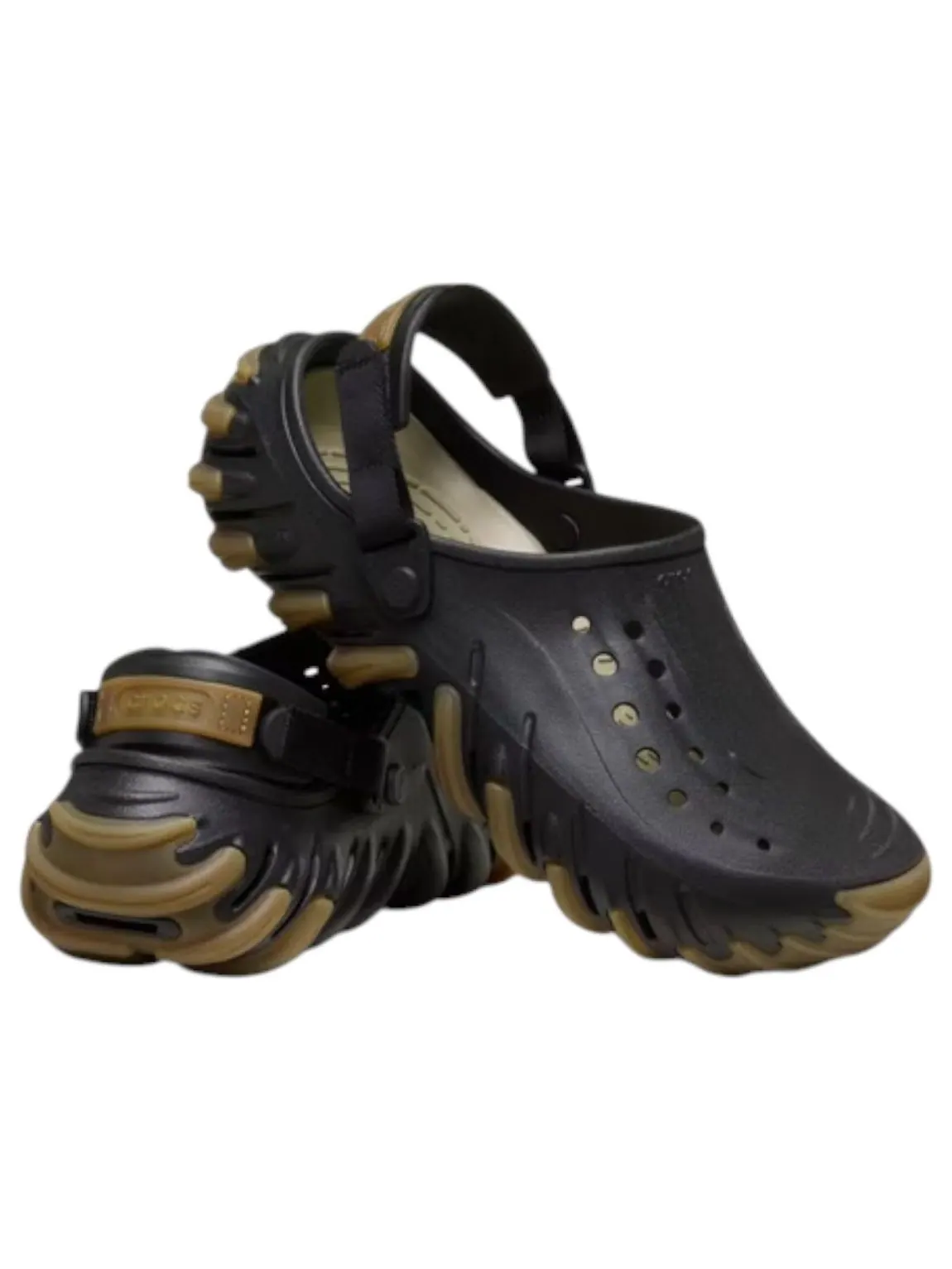 Сабо Crocs Echo Clog 'Black Gum' — изображение 3 из 5, черный