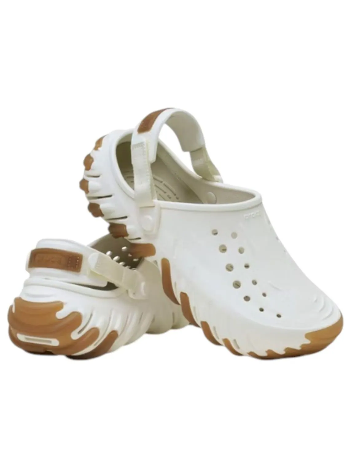 Crocs Echo RO Clog 'Gum - Chalk' — изображение 2 из 5, серый