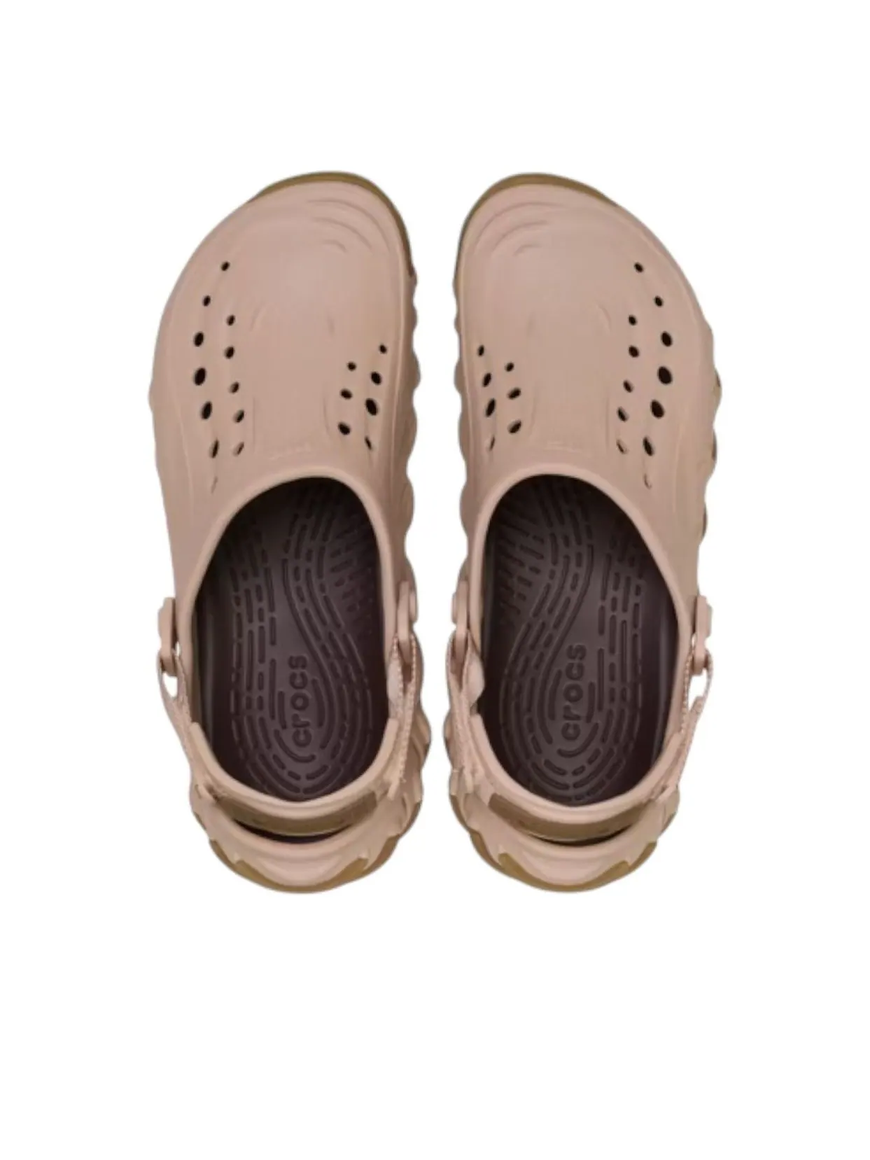 Сабо Crocs Echo RO Clog 'Gum - Pink Caramel' — изображение 3 из 5, розовый