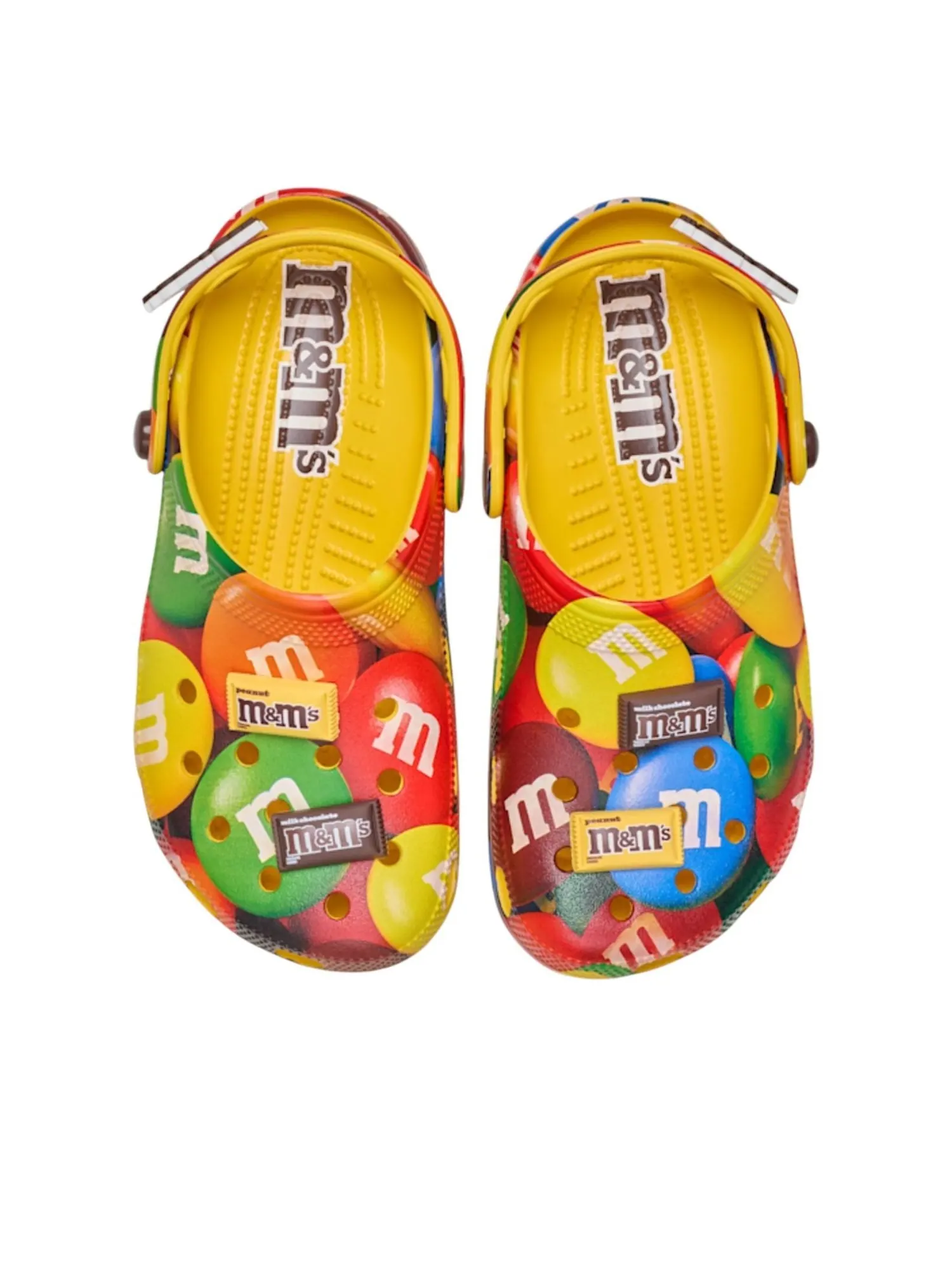 Сабо Crocs x M&M’s Classic Clogs 'Sunflower Multicolor' — изображение 3 из 6, желтый