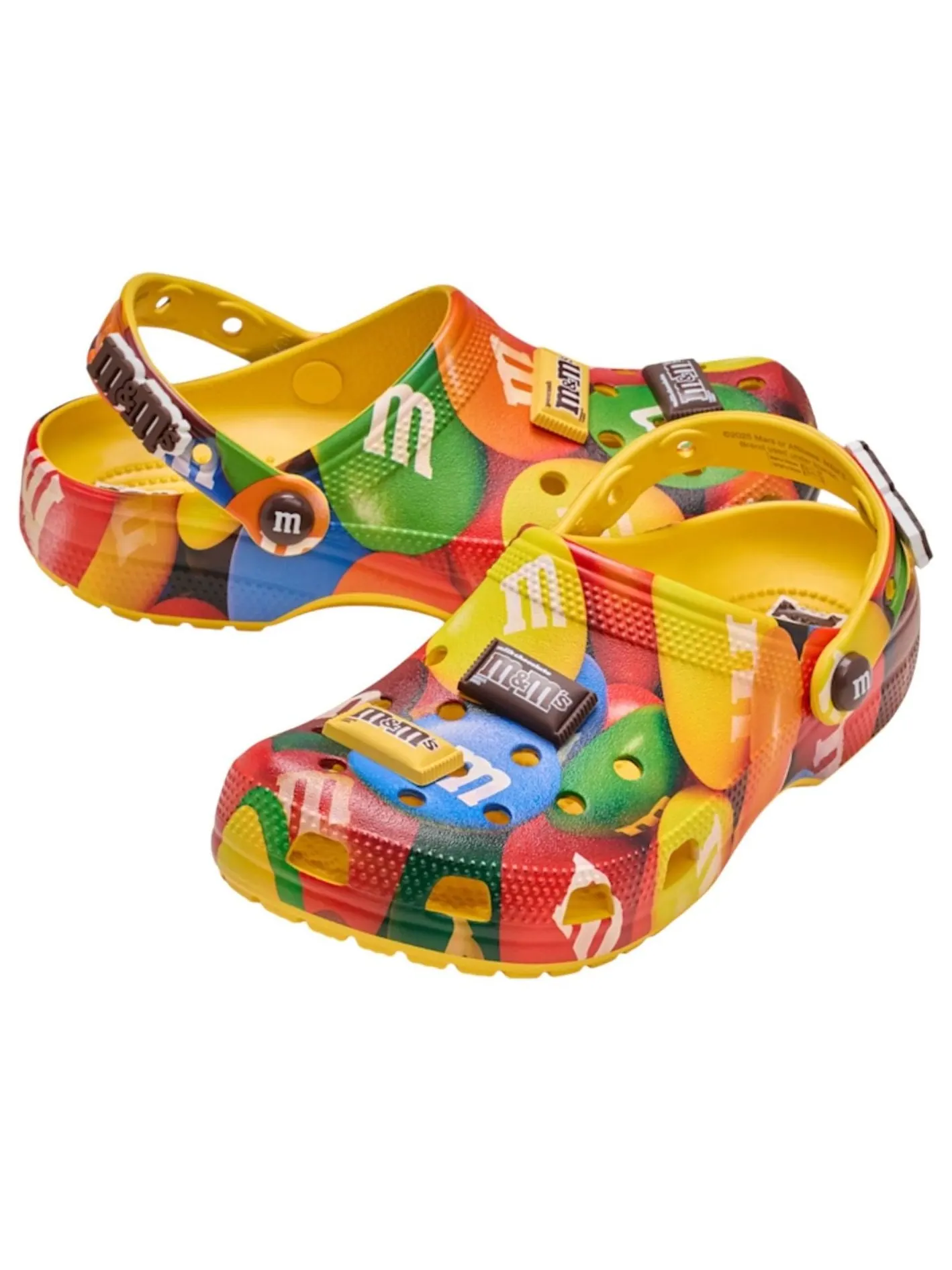 Сабо Crocs x M&M’s Classic Clogs 'Sunflower Multicolor' — изображение 5 из 6, желтый