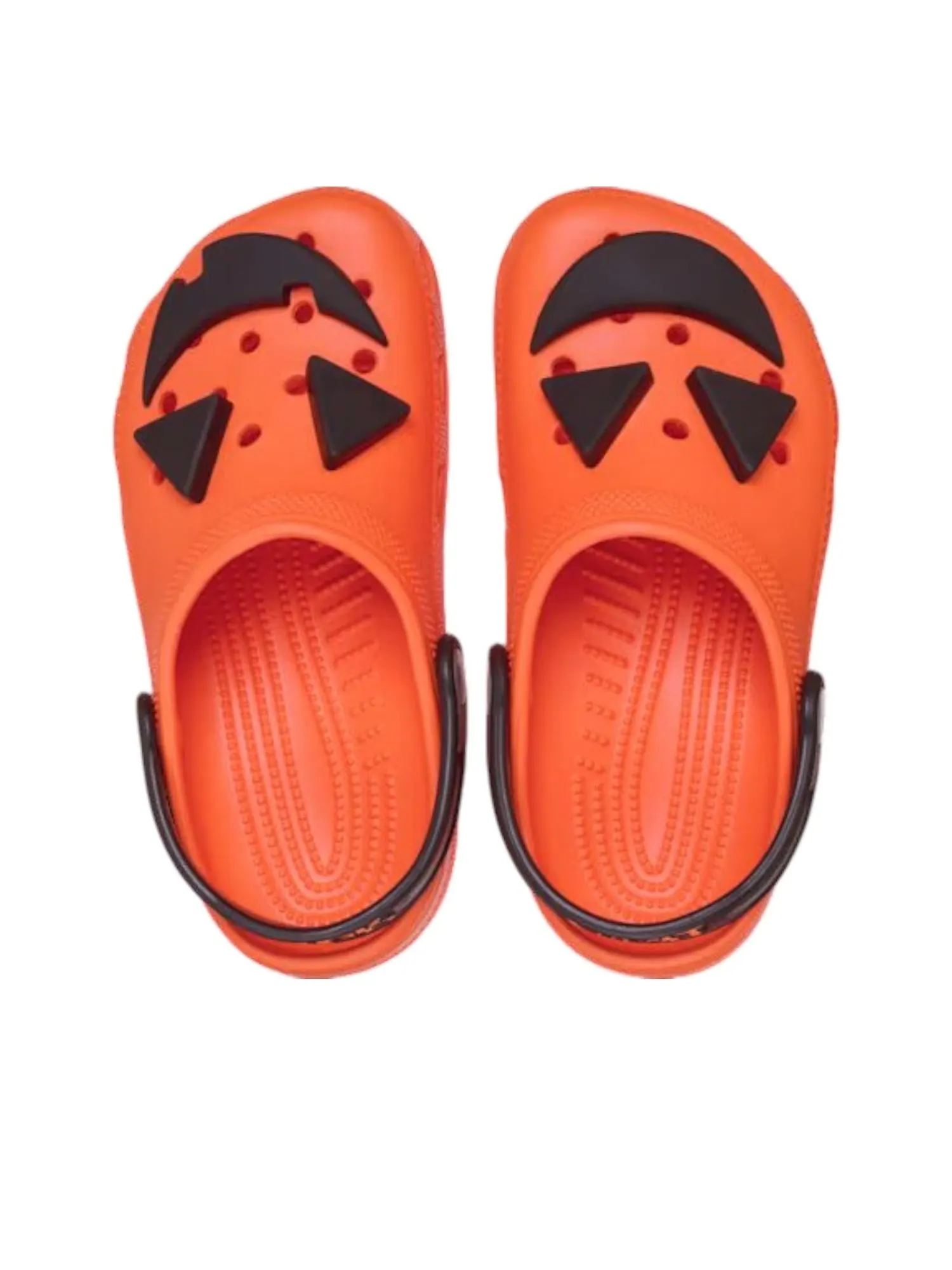 Сабо (GS) Crocs Classic Clog 'Jack O' Lantern' — изображение 3 из 6, оранжевый