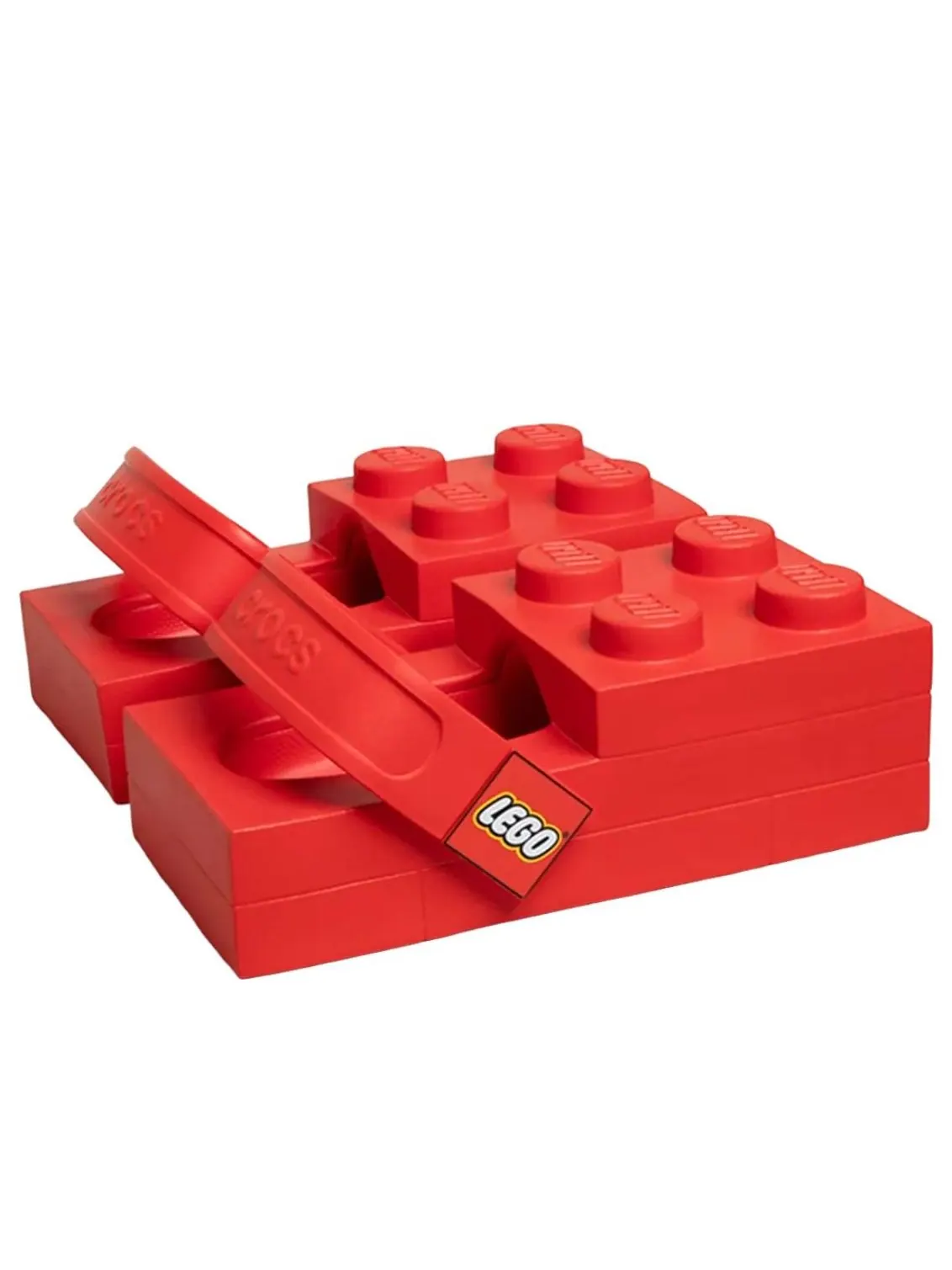 Crocs x LEGO Brick Clog 'Red' — изображение 3 из 5, красный