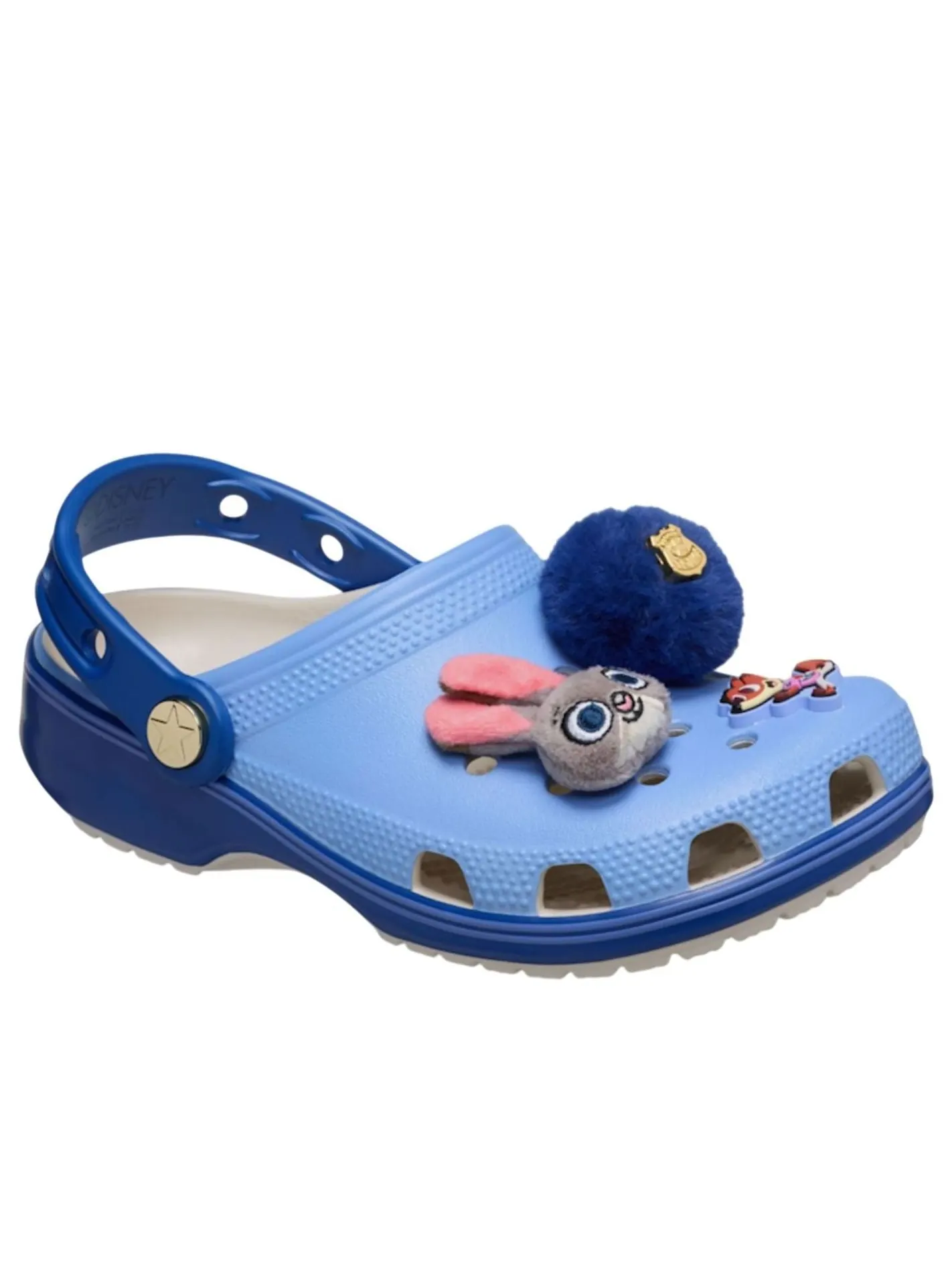 (GS) Crocs x Disney's Zootopia 2 Classic Clog 'Officer Hopps' — изображение 2 из 6, синий