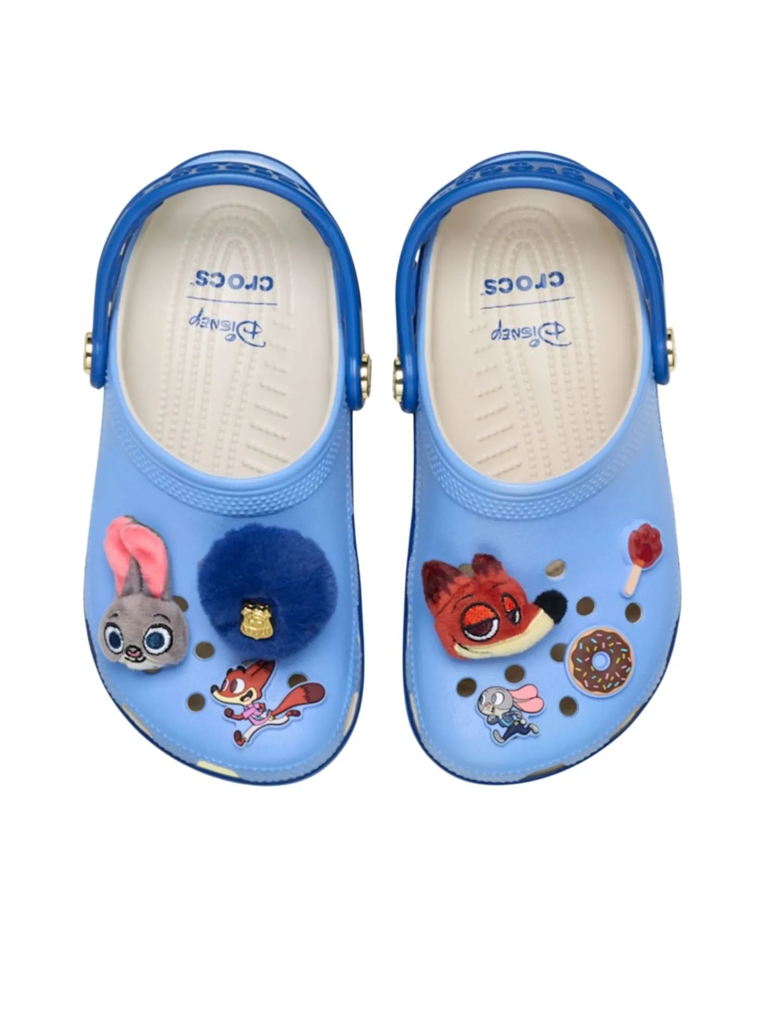(GS) Crocs x Disney's Zootopia 2 Classic Clog 'Officer Hopps' — изображение 4 из 6, синий