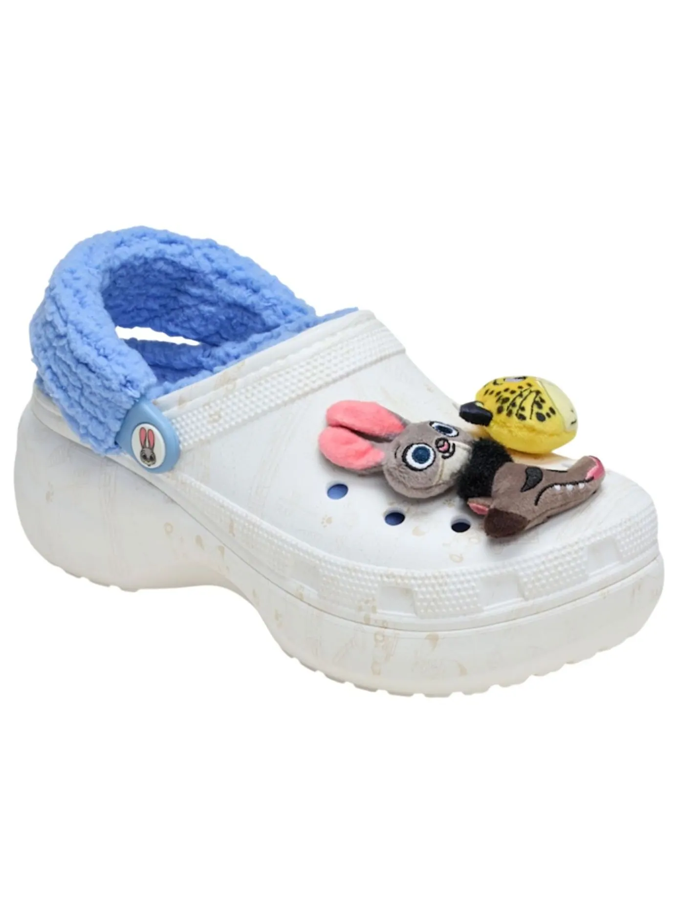 Сабо (WMNS) Crocs x Disney Classic Platform Clog 'Zootopia 2' — изображение 6 из 6, белый